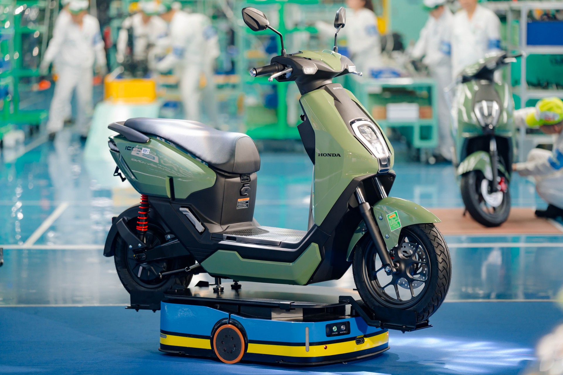 Xe máy điện Honda ICON e: đầu tiên xuất xưởng Xe máy điện Honda ICON e: đầu tiên xuất xưởng