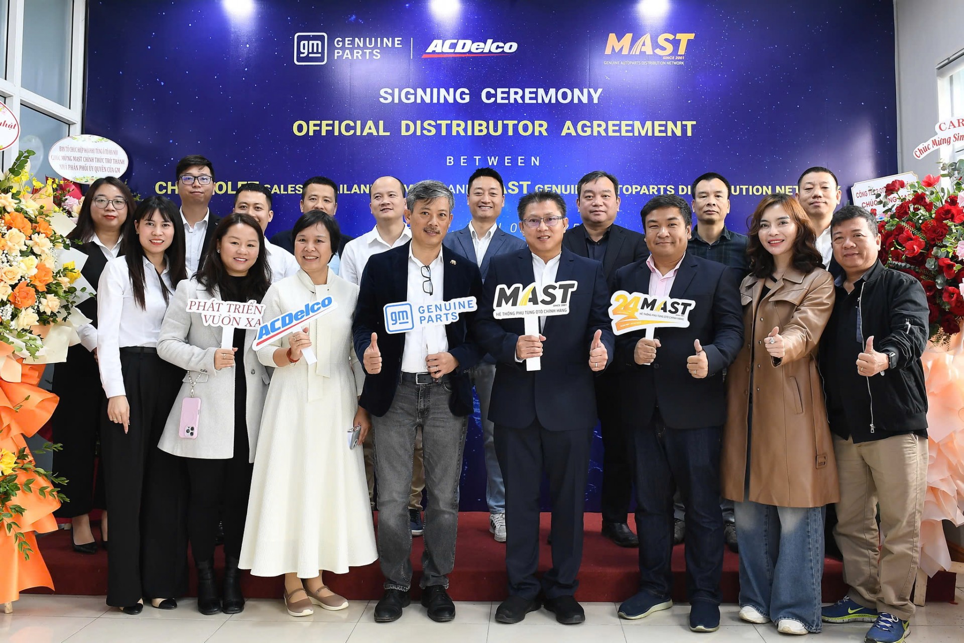 Hệ thống phụ tùng ô tô chính hãng MAST chính thức phân phối phụ tùng xe GM tại Việt Nam Hệ thống phụ tùng ô tô chính hãng MAST chính thức phân phối phụ tùng xe GM tại Việt Nam