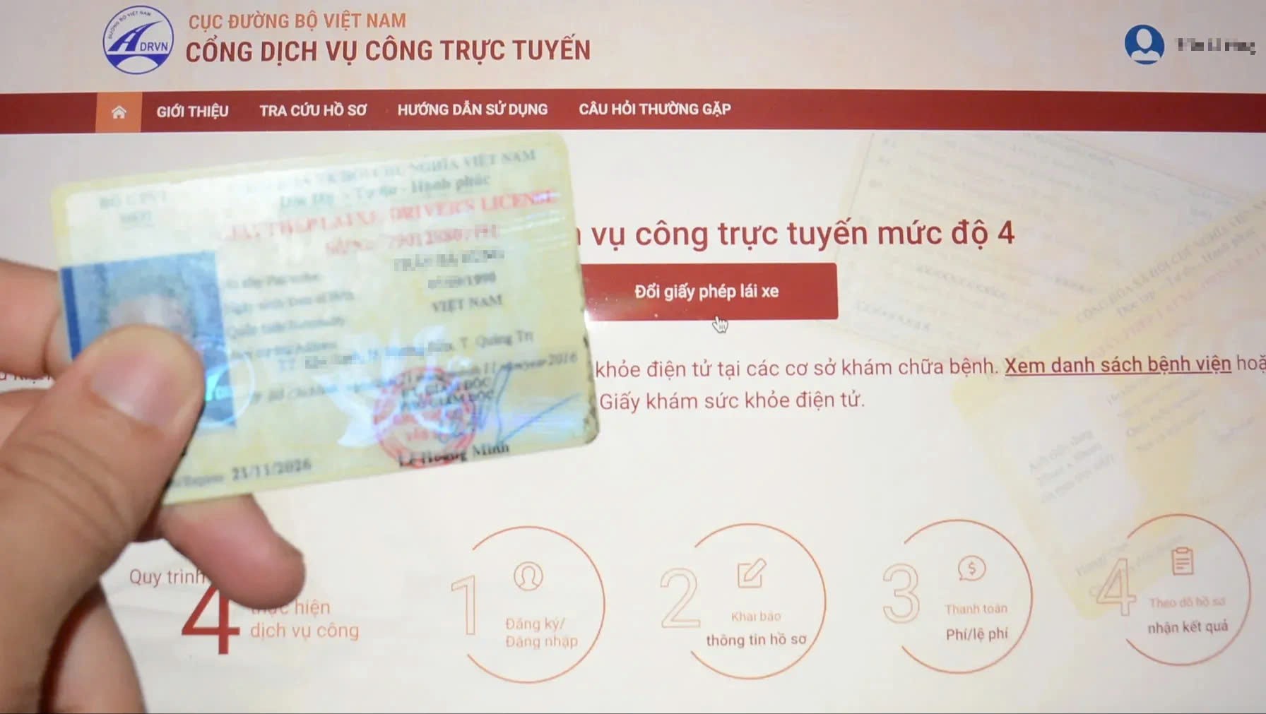 đổi giấy phép lái xe máy mới ở đâu Đổi giấy phép lái xe online.