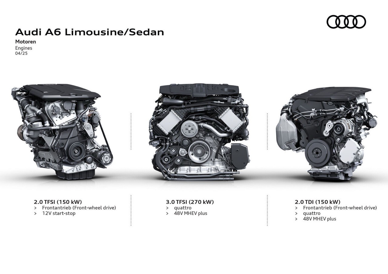 Audi A6 2026 lộ diện với loạt công nghệ dẫn đầu phân khúc Audi A6 2026 lộ diện với loạt công nghệ dẫn đầu phân khúc