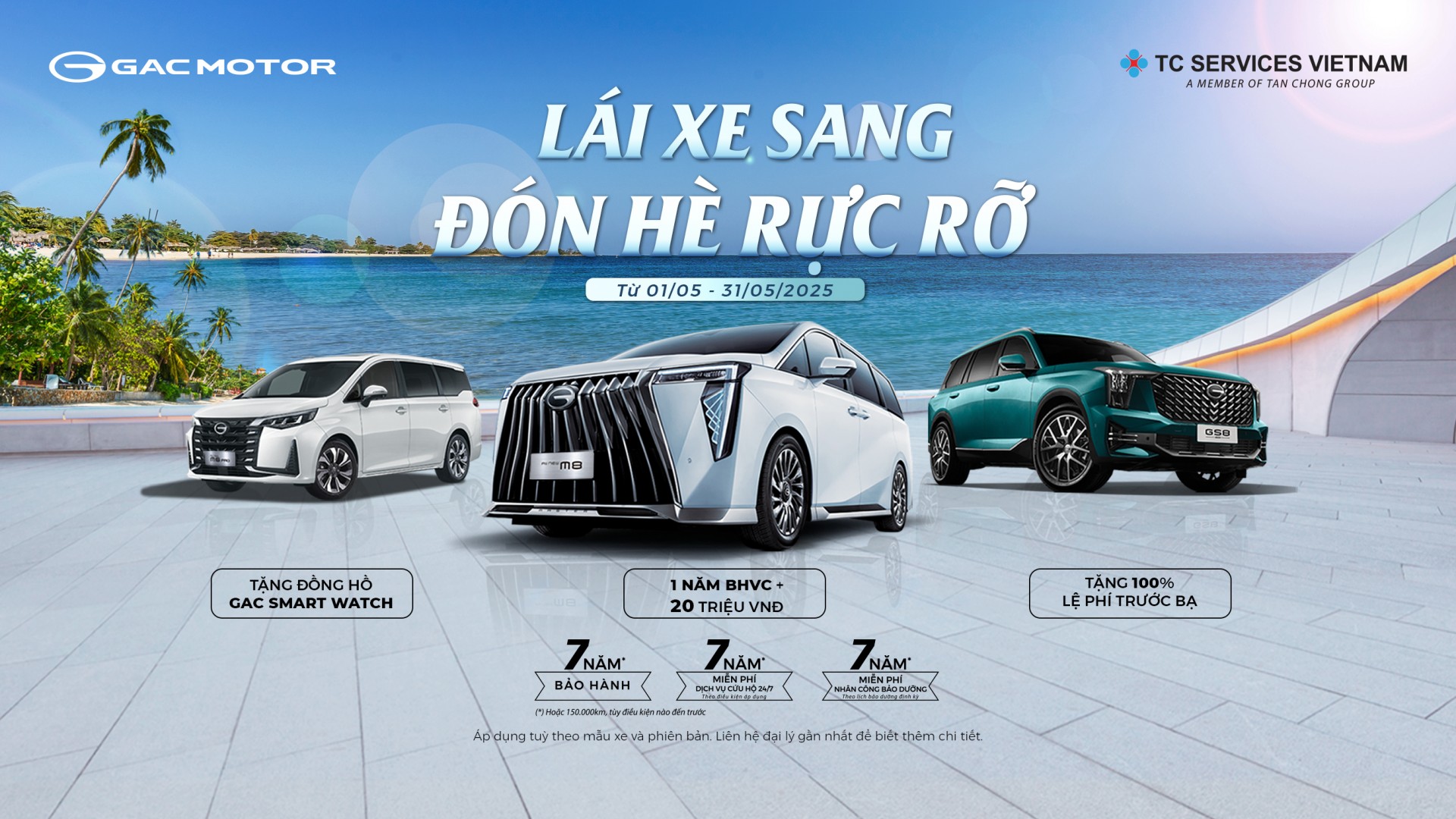 Khuyến mại GAC MOTOR Việt Nam