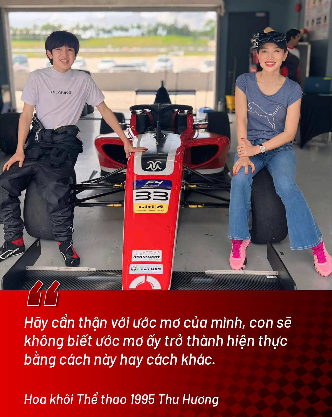 Người đứng sau thành công của tay đua 15 tuổi gây sốt tại giải F4 Đông Nam Á Người đứng sau thành công của tay đua 15 tuổi gây sốt tại giải F4 Đông Nam Á