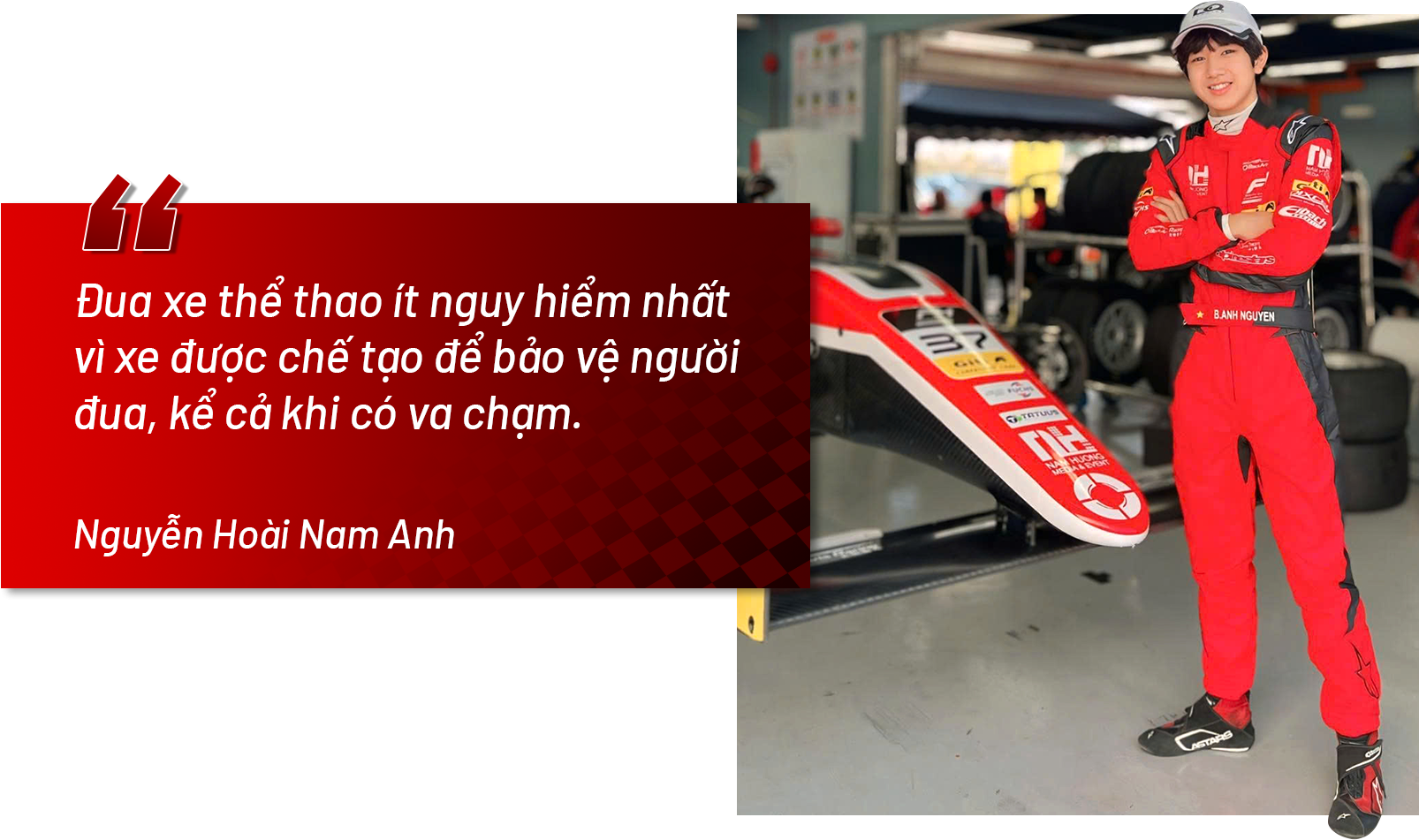 Người đứng sau thành công của tay đua 15 tuổi gây sốt tại giải F4 Đông Nam Á Người đứng sau thành công của tay đua 15 tuổi gây sốt tại giải F4 Đông Nam Á