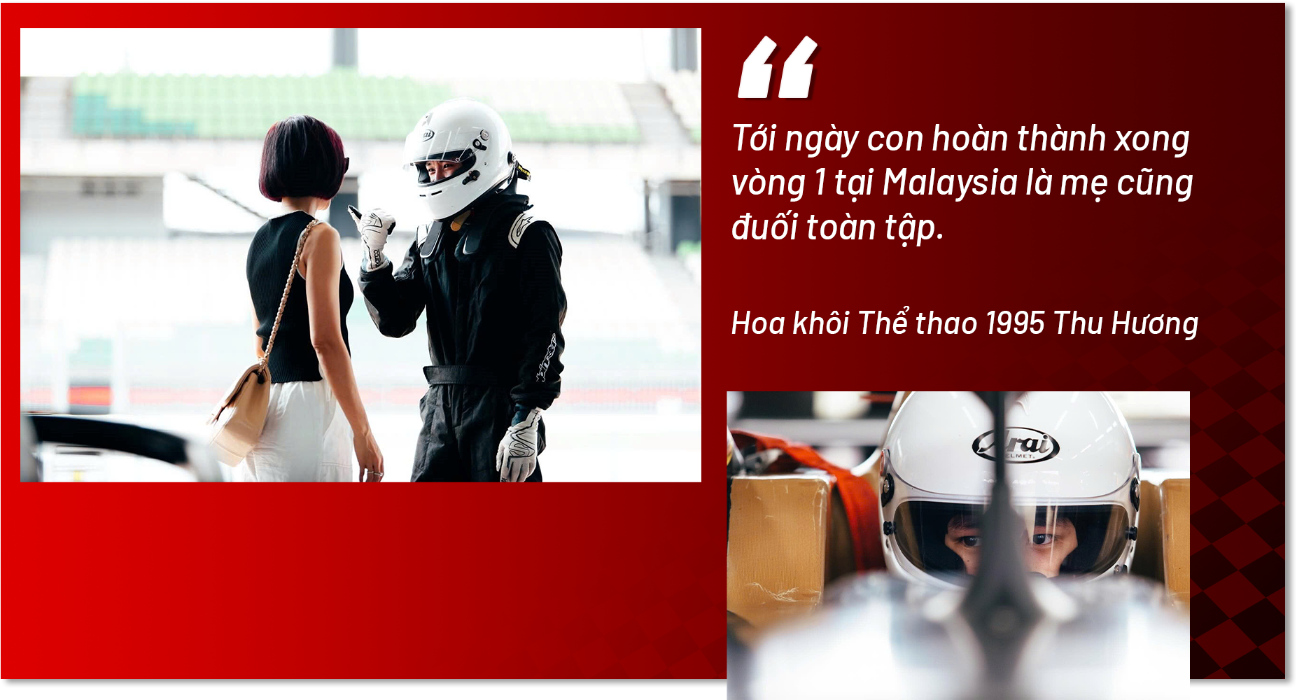 Người đứng sau thành công của tay đua 15 tuổi gây sốt tại giải F4 Đông Nam Á Người đứng sau thành công của tay đua 15 tuổi gây sốt tại giải F4 Đông Nam Á
