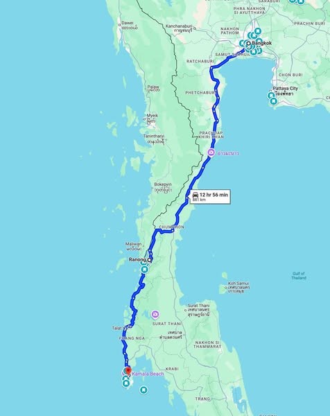 1.000 km từ Bangkok tới Phuket và kinh nghiệm thuê BMW tự lái ở Thái Lan 1.000 km từ Bangkok tới Phuket và kinh nghiệm thuê BMW tự lái ở Thái Lan