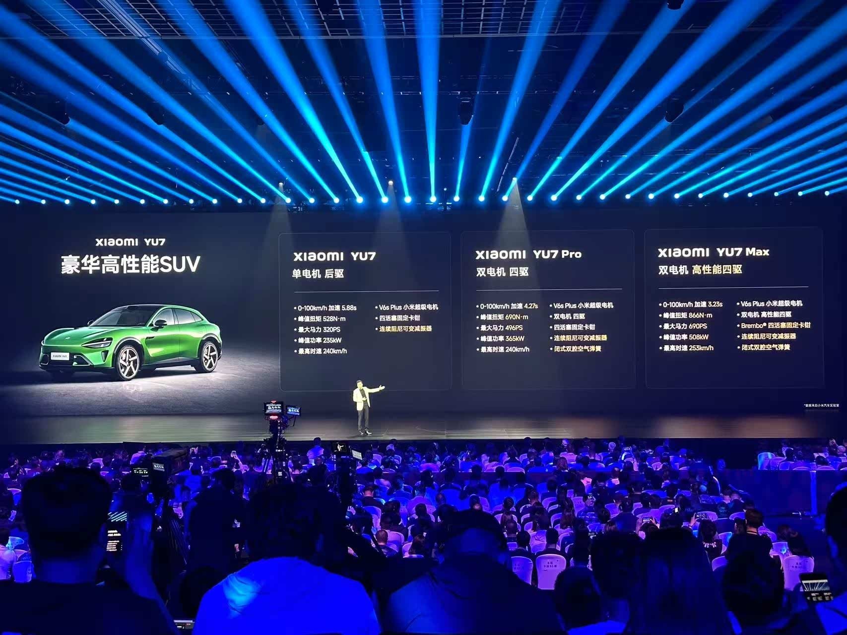 Chính thức ra mắt Xiaomi YU7 - Mẫu SUV điện cạnh tranh trực tiếp với Tesla Model Y Chính thức ra mắt Xiaomi YU7 - Mẫu SUV điện cạnh tranh trực tiếp với Tesla Model Y