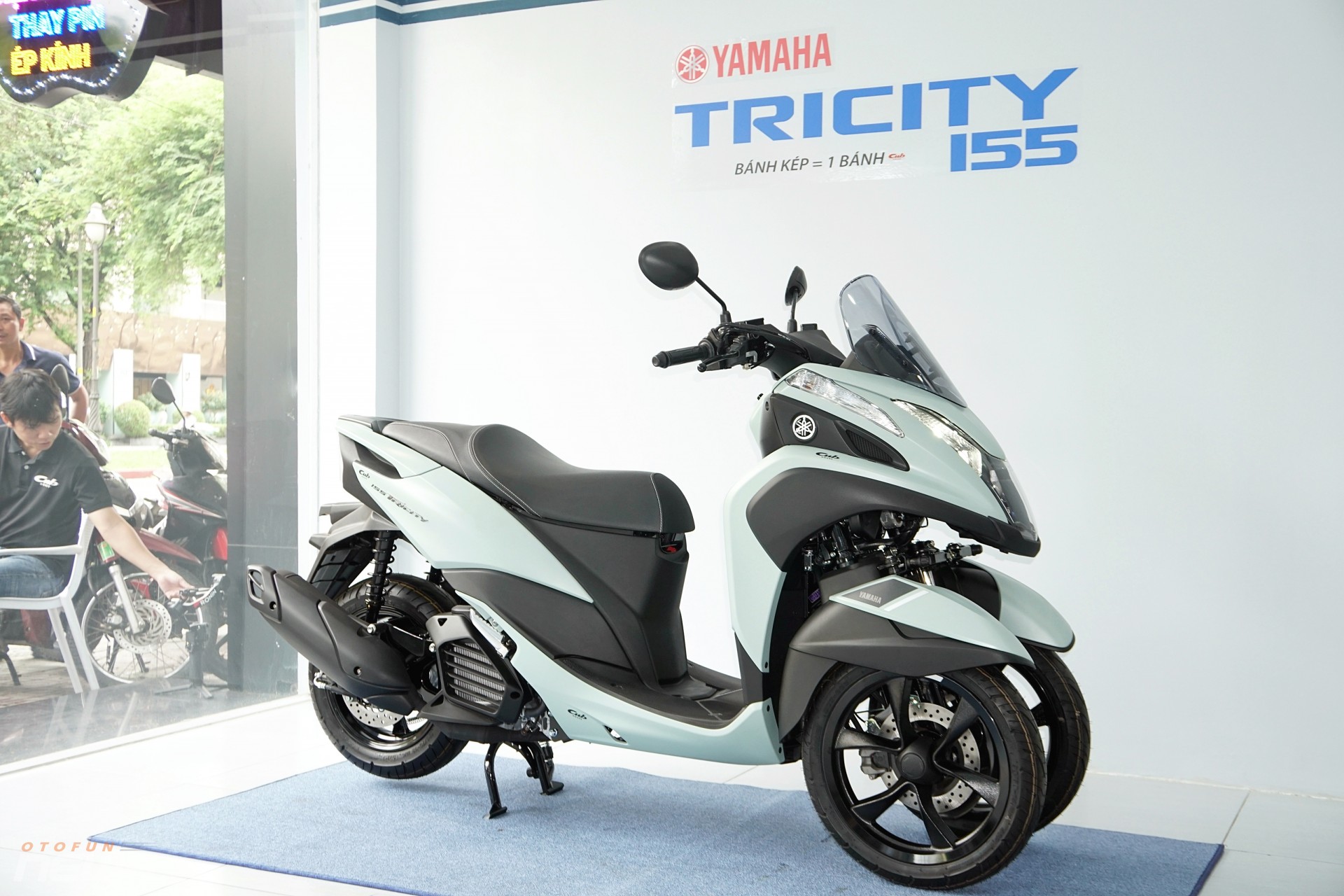 Xe tay ga 'bánh kép' Yamaha Tricity 155 xuất hiện tại Việt Nam Xe tay ga 'bánh kép' Yamaha Tricity 155 xuất hiện tại Việt Nam