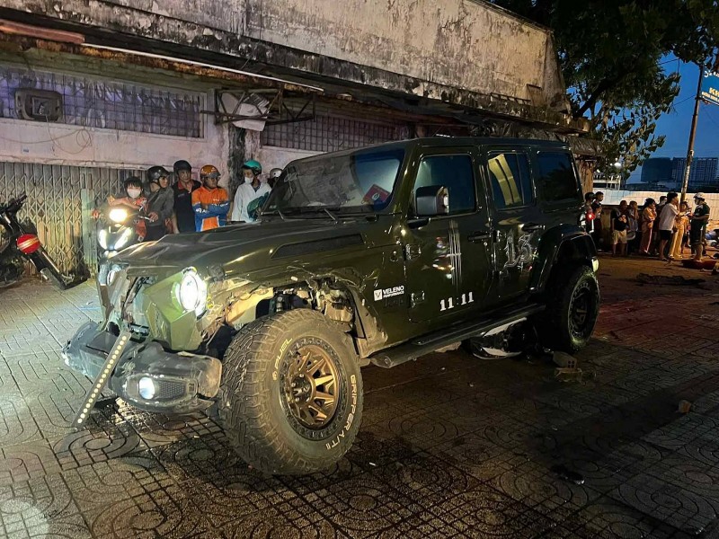 danh tính chủ xe Jeep Wrangler gây tai nạn 15/6