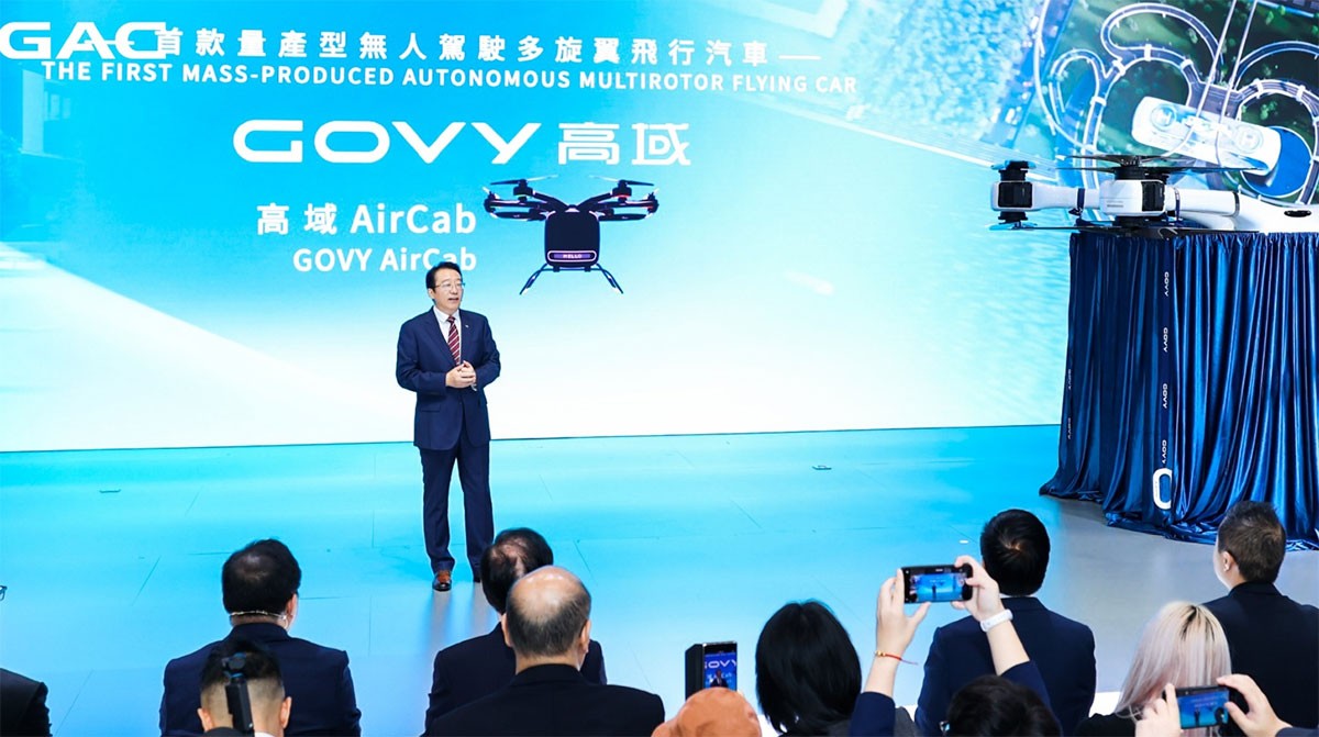 GAC vén màn mẫu xe bay Govy AirCab giá hơn 6 tỷ tại Triển lãm Ô tô Hong Kong 2025 xe bay Govy AirCab giá hơn 6 tỷ