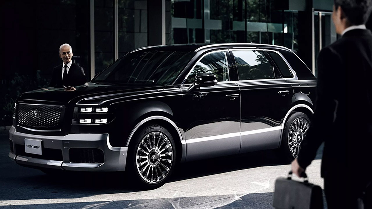 Toyota Century SUV 2026 trang bị kính đặc biệt