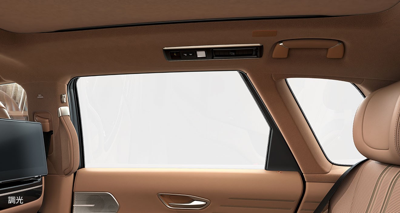 Toyota Century SUV 2026 trang bị kính đặc biệt