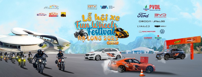 146 xe mô tô phân khối lớn đổ bộ Hạ Long, chuẩn bị diễu hành cho Lễ hội Xe Fun Wheels Festival 2025 146 xe mô tô phân khối lớn đổ bộ Hạ Long, chuẩn bị diễu hành cho Lễ hội Xe Fun Wheels Festival 2025
