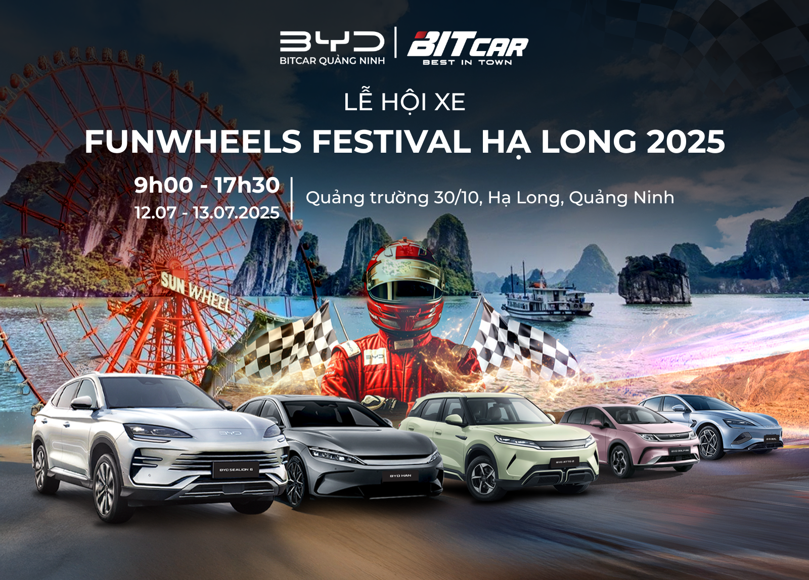 Trải nghiệm công nghệ tiên tiến và lái thử các mẫu xe BYD tại Lễ hội Xe - Fun Wheels Festival 2025 Trải nghiệm công nghệ tiên tiến và lái thử các mẫu xe BYD tại Lễ hội Xe - Fun Wheels Festival 2025