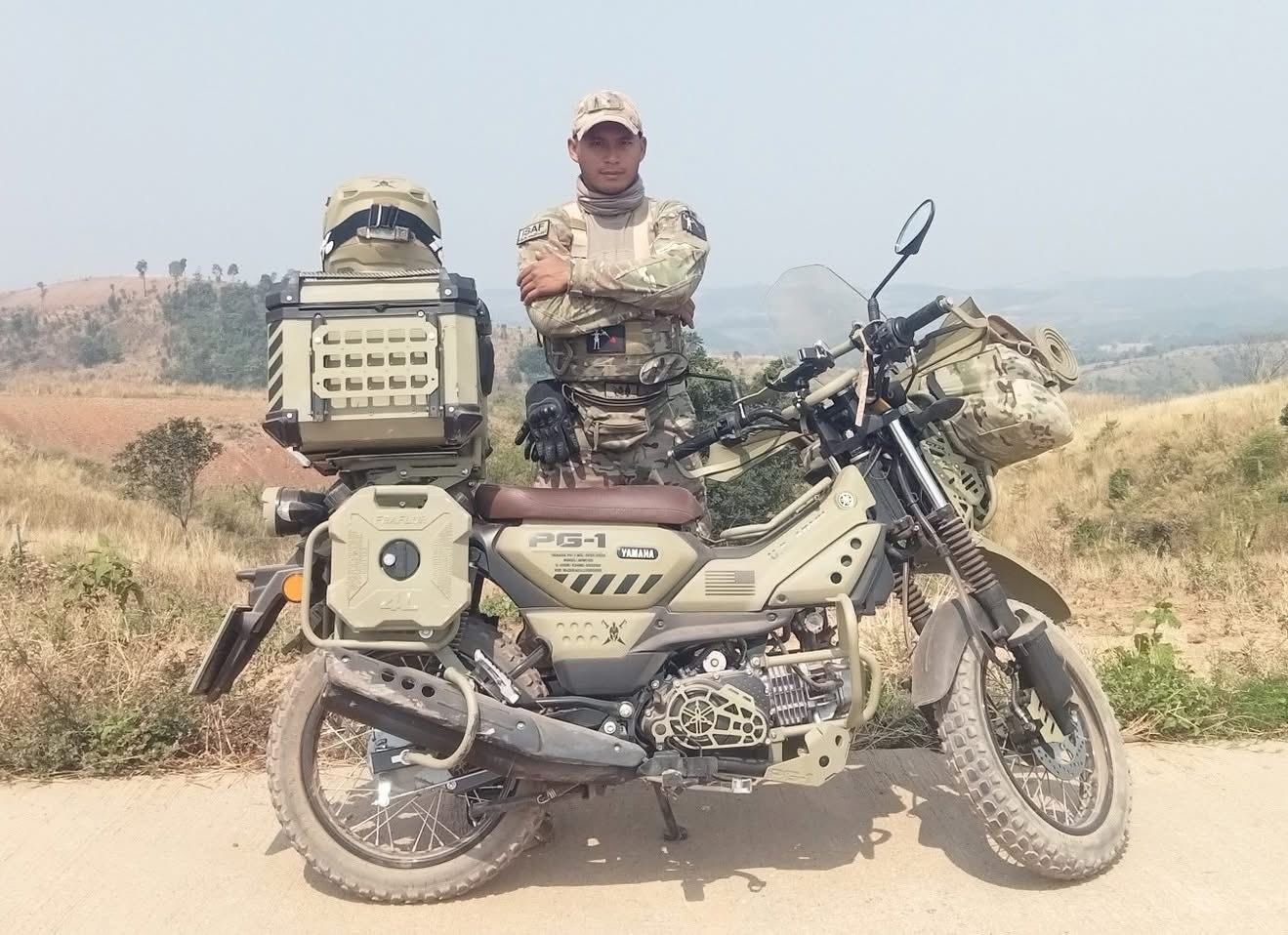 Lên full set Army cho Yamaha PG-1 đẹp như mơ, chủ xe vẫn bị cộng đồng mạng la ó Hình ảnh Yamaha PG-1 của chàng trai Thái Lan