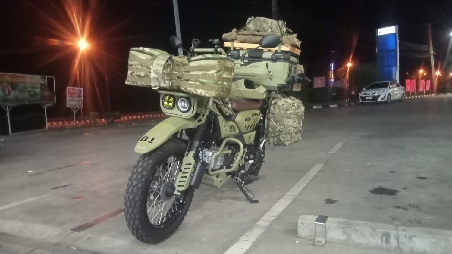 Lên full set Army cho Yamaha PG-1 đẹp như mơ, chủ xe vẫn bị cộng đồng mạng la ó Hình ảnh Yamaha PG-1 của chàng trai Thái Lan