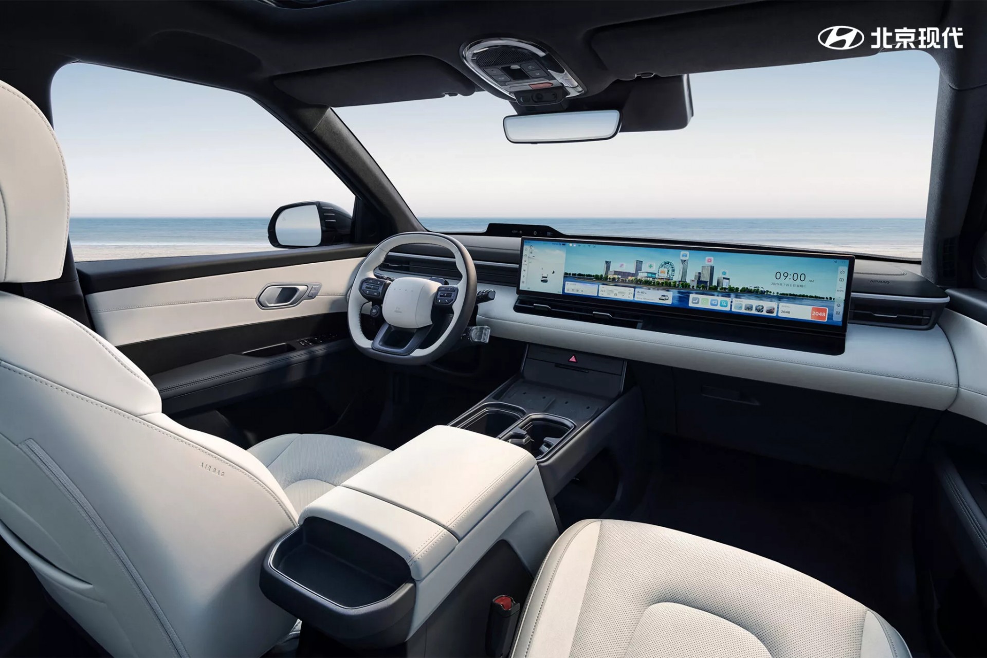 SUV điện Hyundai Elexio hé lộ hình ảnh ngoại thất và nội thất, gồm màn hình lớn 27 inch đánh giá SUV điện Hyundai Elexio