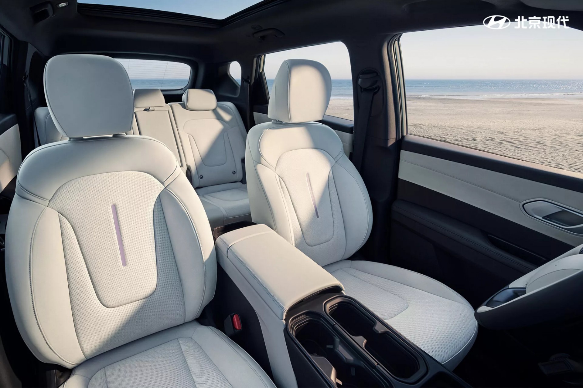 SUV điện Hyundai Elexio hé lộ hình ảnh ngoại thất và nội thất, gồm màn hình lớn 27 inch đánh giá SUV điện Hyundai Elexio
