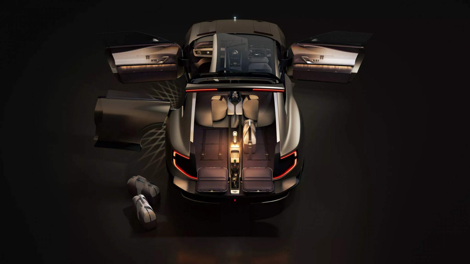 Bentley EXP 15 - Concept xe điện siêu sang với thiết kế ba cửa, ba chỗ ngồi cực 'dị' nhưng lộng lẫy Bentley EXP 15 - Concept xe điện siêu sang với thiết kế ba cửa, ba chỗ ngồi cực 'dị' nhưng lộng lẫy