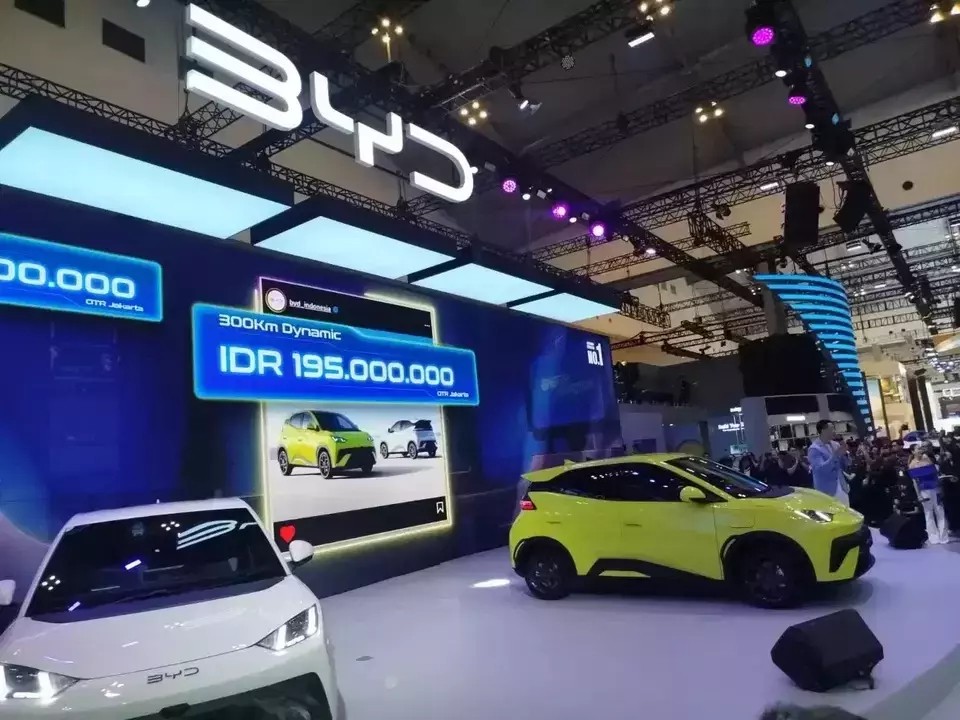 Mẫu xe điện rẻ nhất của BYD đến Indonesia với tên gọi mới là Atto 1 Mẫu xe điện rẻ nhất của BYD