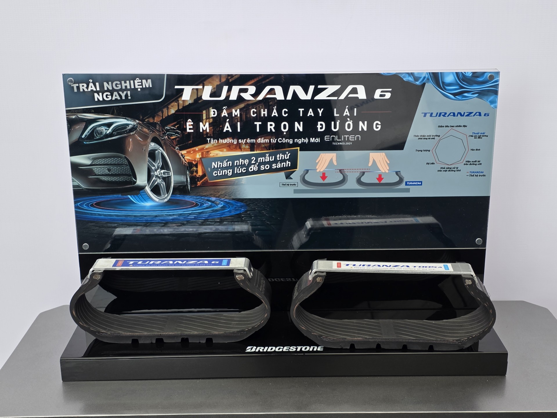 Lốp Bridgestone Turanza 6 ra mắt, giá từ 2 triệu đồng Lốp Bridgestone Turanza 6 ra mắt có giá bao nhiêu