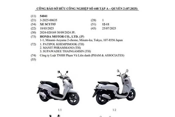 Honda Scoopy 2025 sắp bán ở Việt Nam? Hình ảnh mẫu xe tay ga Honda Scoopy 2025