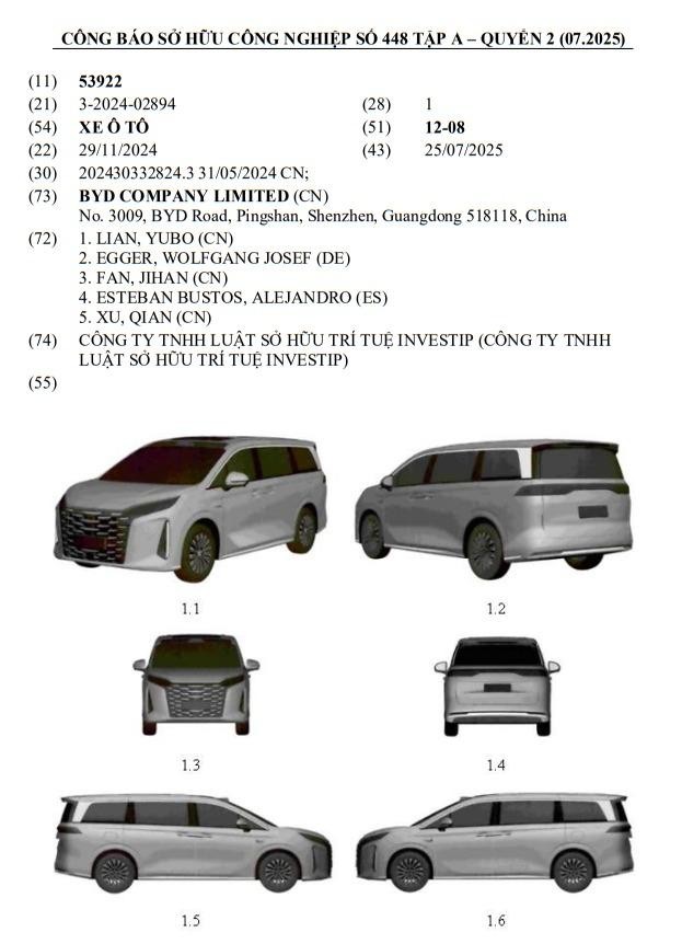 BYD M9 2025 chuẩn bị ra mắt tại Việt Nam, đối đầu Kia Carnival BYD M9 2025 chuẩn bị ra mắt tại Việt Nam, đối đầu Kia Carnival