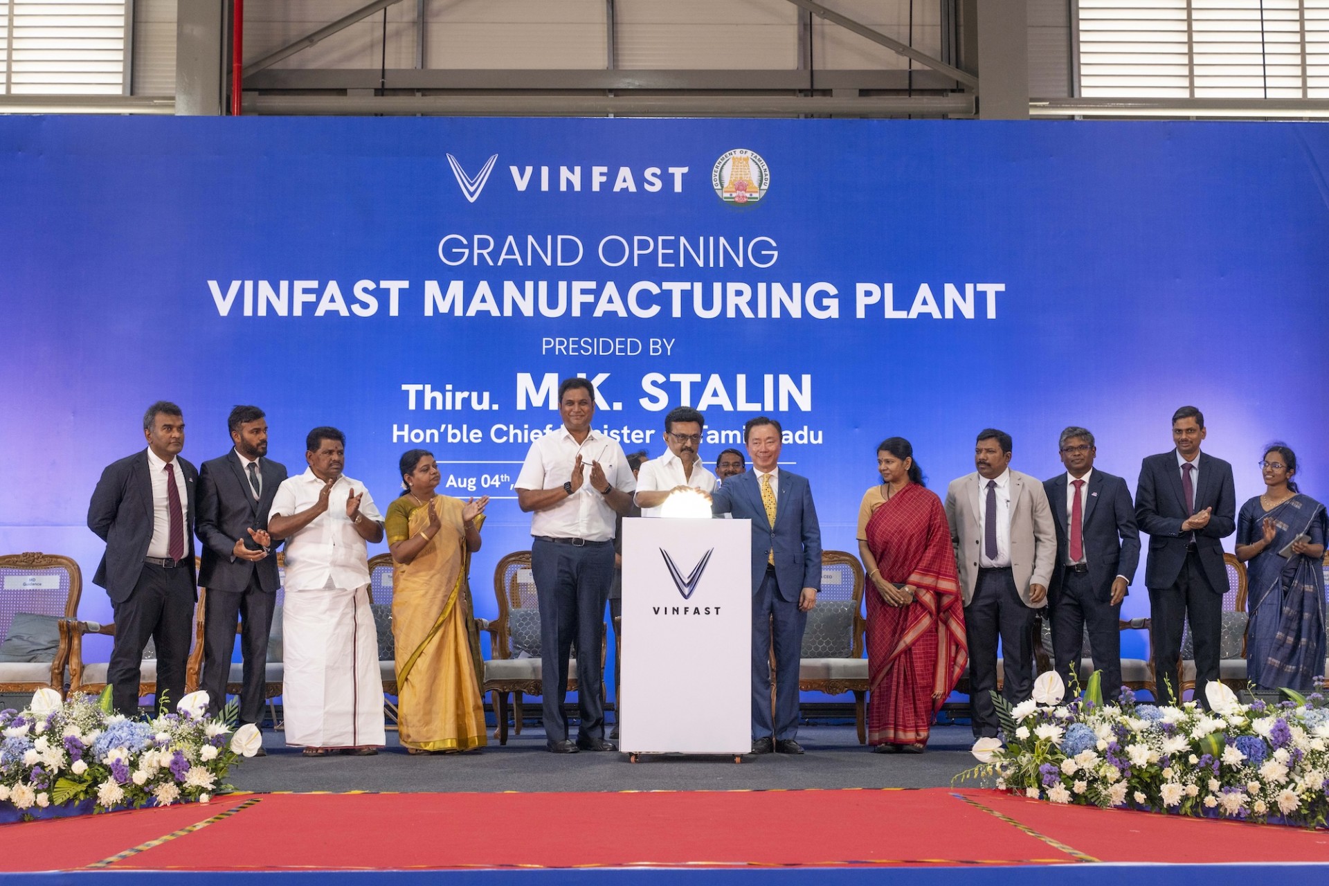 VinFast khánh thành nhà máy lắp ráp tại Ấn Độ