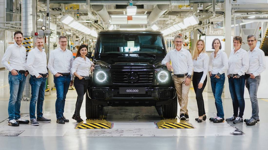 Mercedes-Benz đạt cột mốc sản xuất 600.000 chiếc SUV G-Class Mercedes-Benz đạt cột mốc sản xuất 600.000 chiếc SUV G-Class