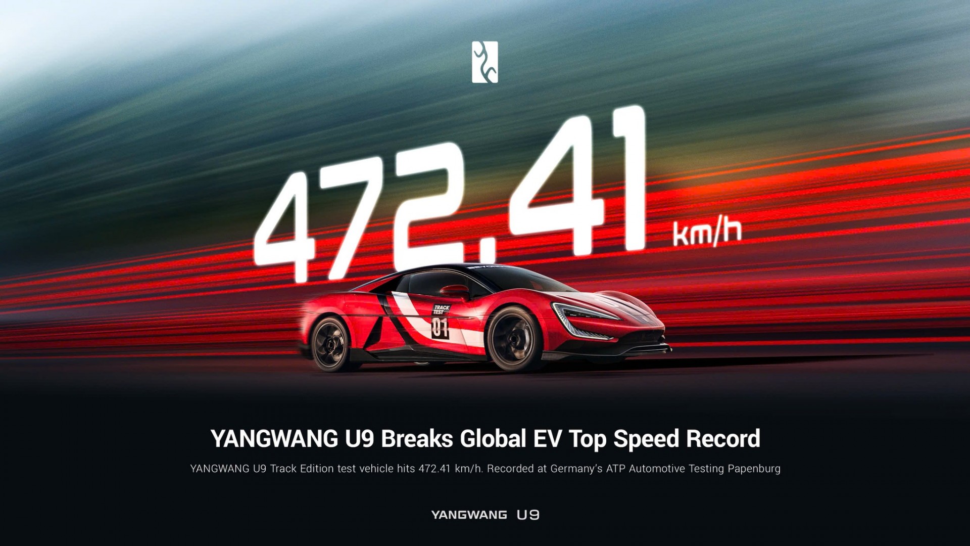 YangWang U9 đạt 472 km/h, trở thành siêu xe điện nhanh nhất thế giới Siêu xe điện Trung Quốc YangWang U9