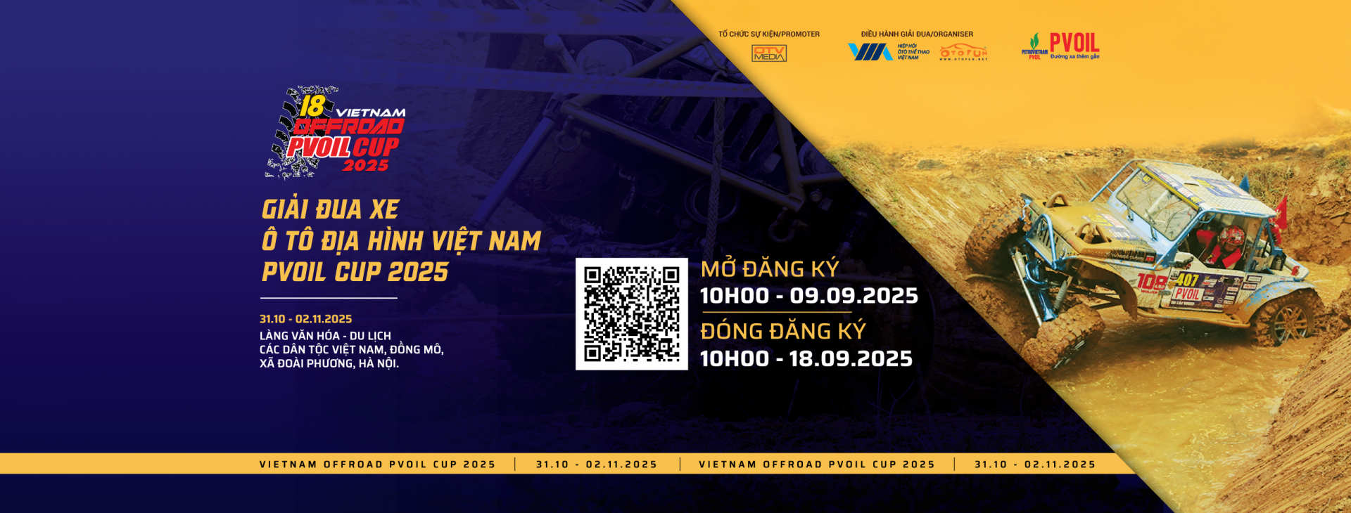Danh sách cập nhật các đội đua tham gia PVOIL VOC 2025 sau hai ngày mở đăng ký Danh sách cập nhật các đội đua tham gia PVOIL VOC 2025 sau hai ngày mở đăng ký