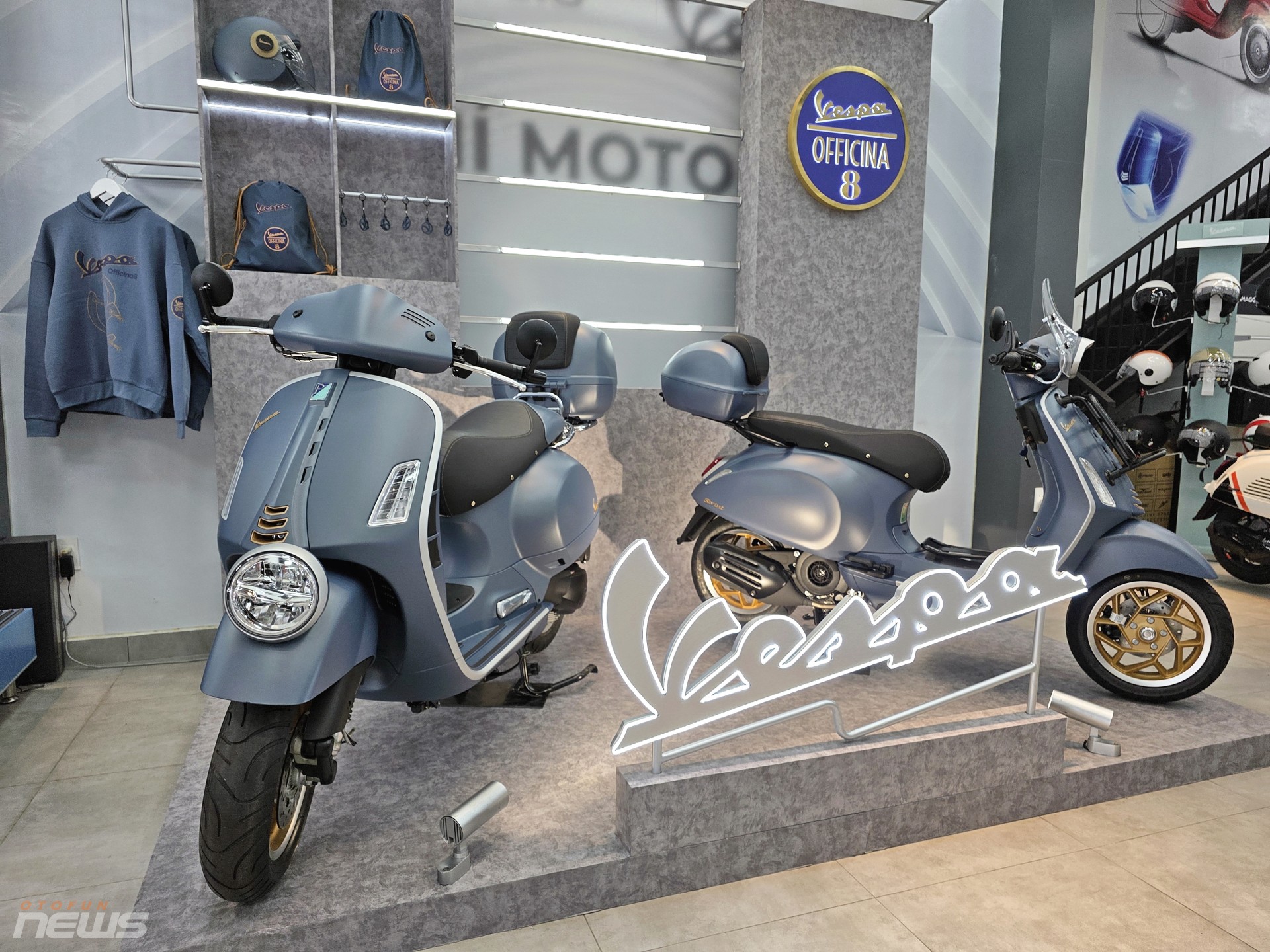 Bộ đôi Vespa Officina 8 phiên bản đặc biệt có mặt tại Việt Nam Bộ đôi Vespa Officina 8 phiên bản đặc biệt có mặt tại Việt Nam