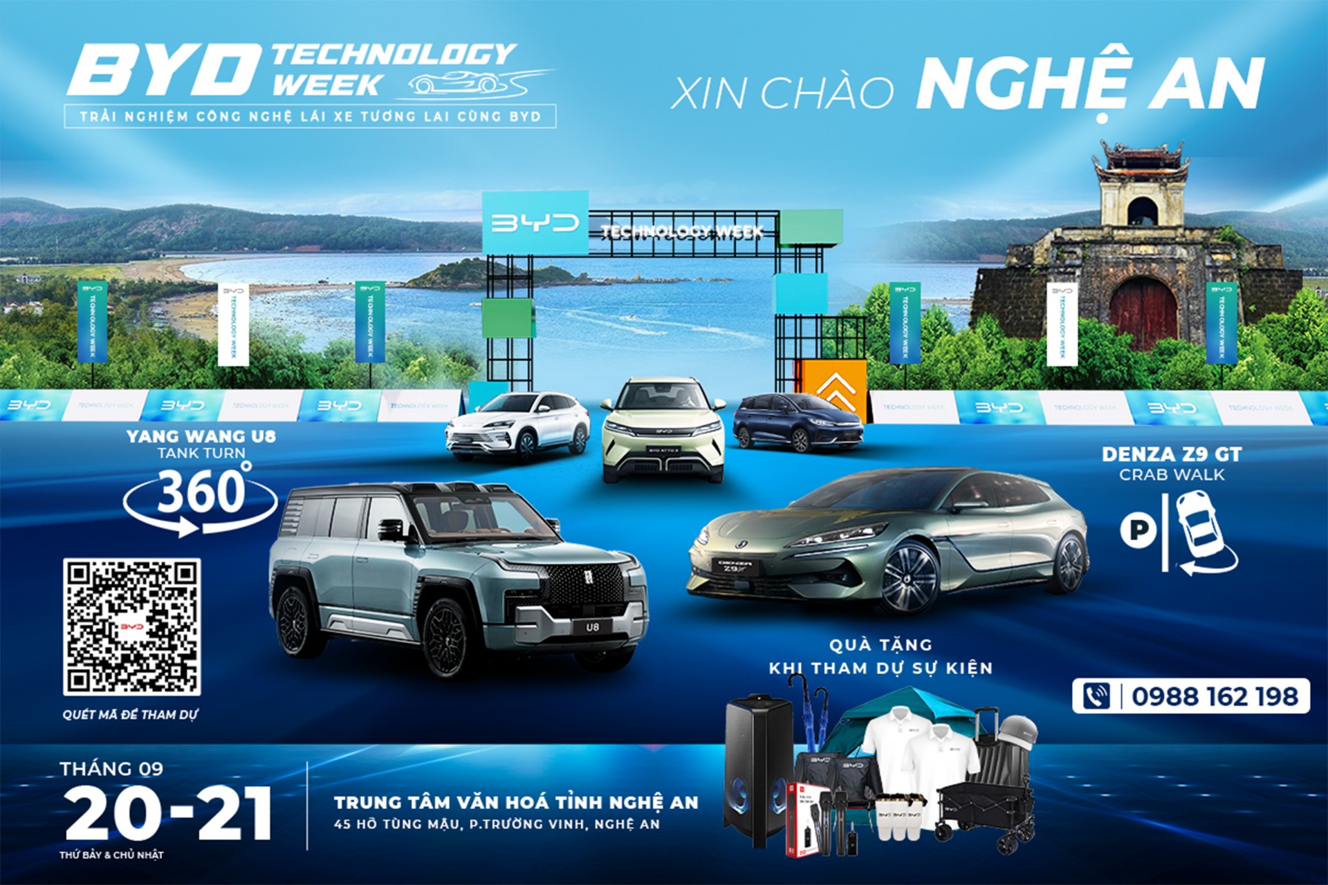 Sau Đà Nẵng, hành trình BYD Technology Week 'đổ bộ' Nghệ An cuối tuần này Sau Đà Nẵng, hành trình BYD Technology Week 'đổ bộ' Nghệ An cuối tuần này