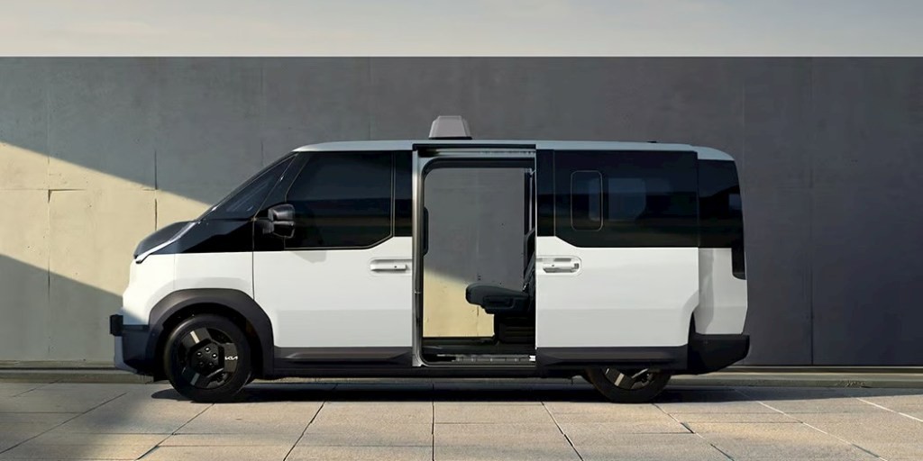 Xe van điện Kia PV5 bước vào lĩnh vực taxi với tùy chọn màn hình chuyên biệt Xe van điện Kia PV5 bước vào lĩnh vực taxi với tùy chọn màn hình chuyên biệt