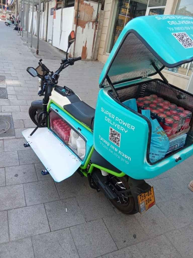 Xe máy điện chở hàng đầu tiên thế giới hoàn tất thử nghiệm thực tế, của Israel chứ không phải Trung Quốc Xe máy điện chở hàng PNY Ponie P2 Israel