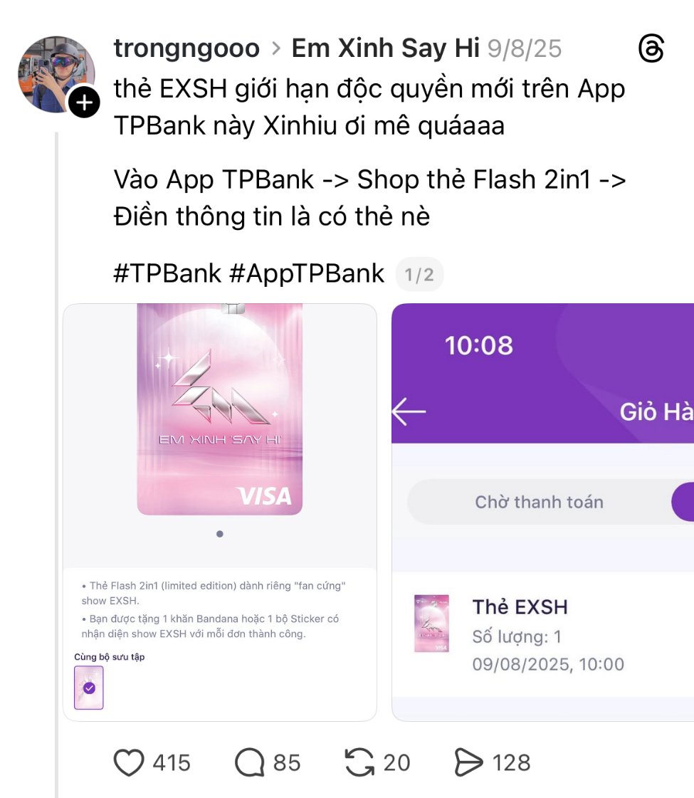 App TPBank: Từ tiện ích tài chính đến trải nghiệm số “hợp gu” giới trẻ App TPBank: Từ tiện ích tài chính đến trải nghiệm số “hợp gu” giới trẻ