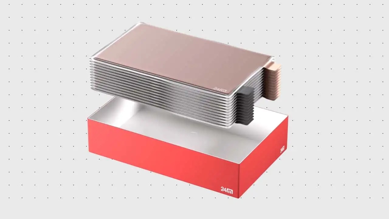 Thiết kế gói pin sáng tạo này có thể làm xe điện đi được 1.600 km mỗi lần sạc pin xe điện mới của 24M Technologies