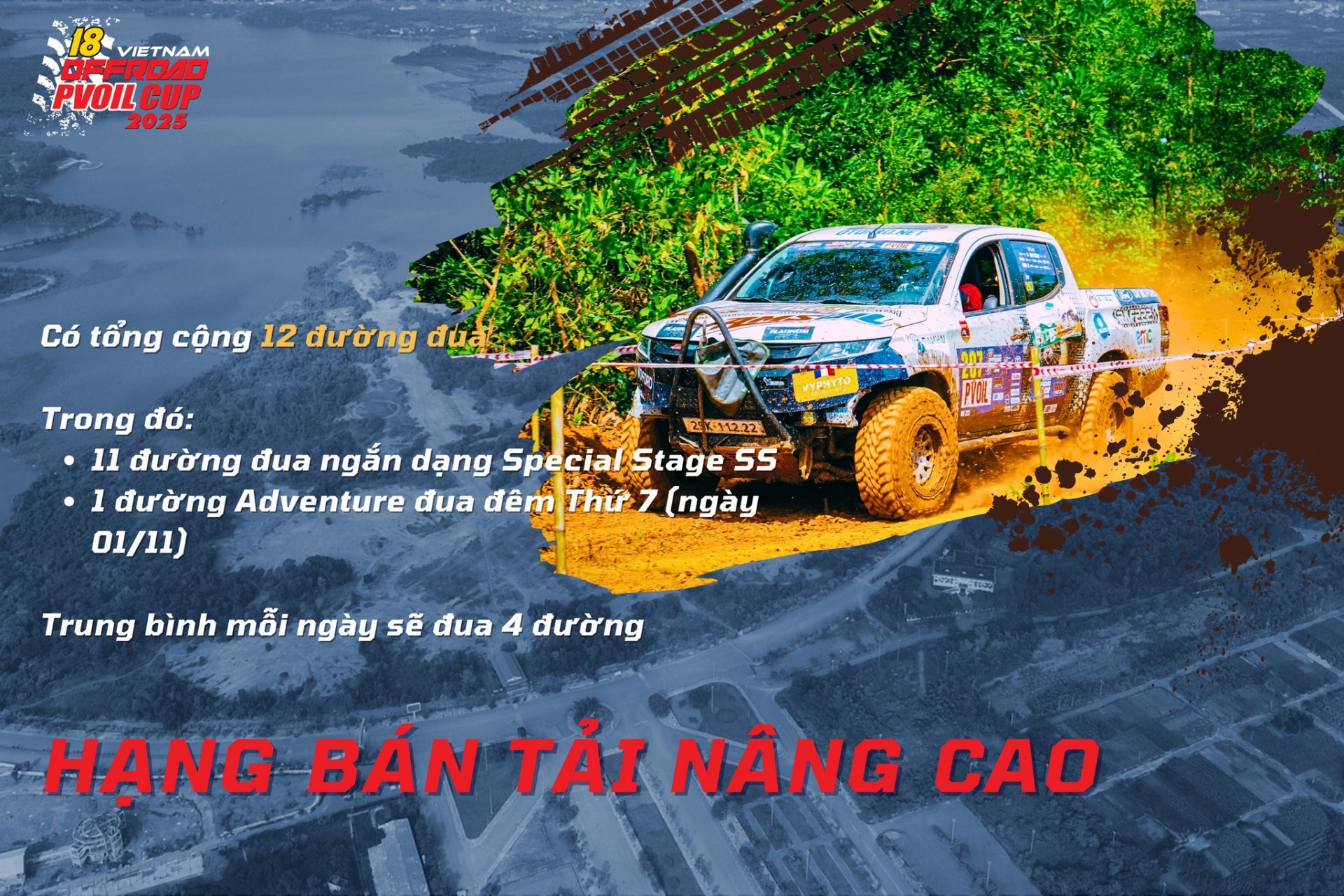 Những điểm mới về địa hình thi đấu tại PVOIL VOC 2025 địa hình thi đấu tại PVOIL VOC 2025