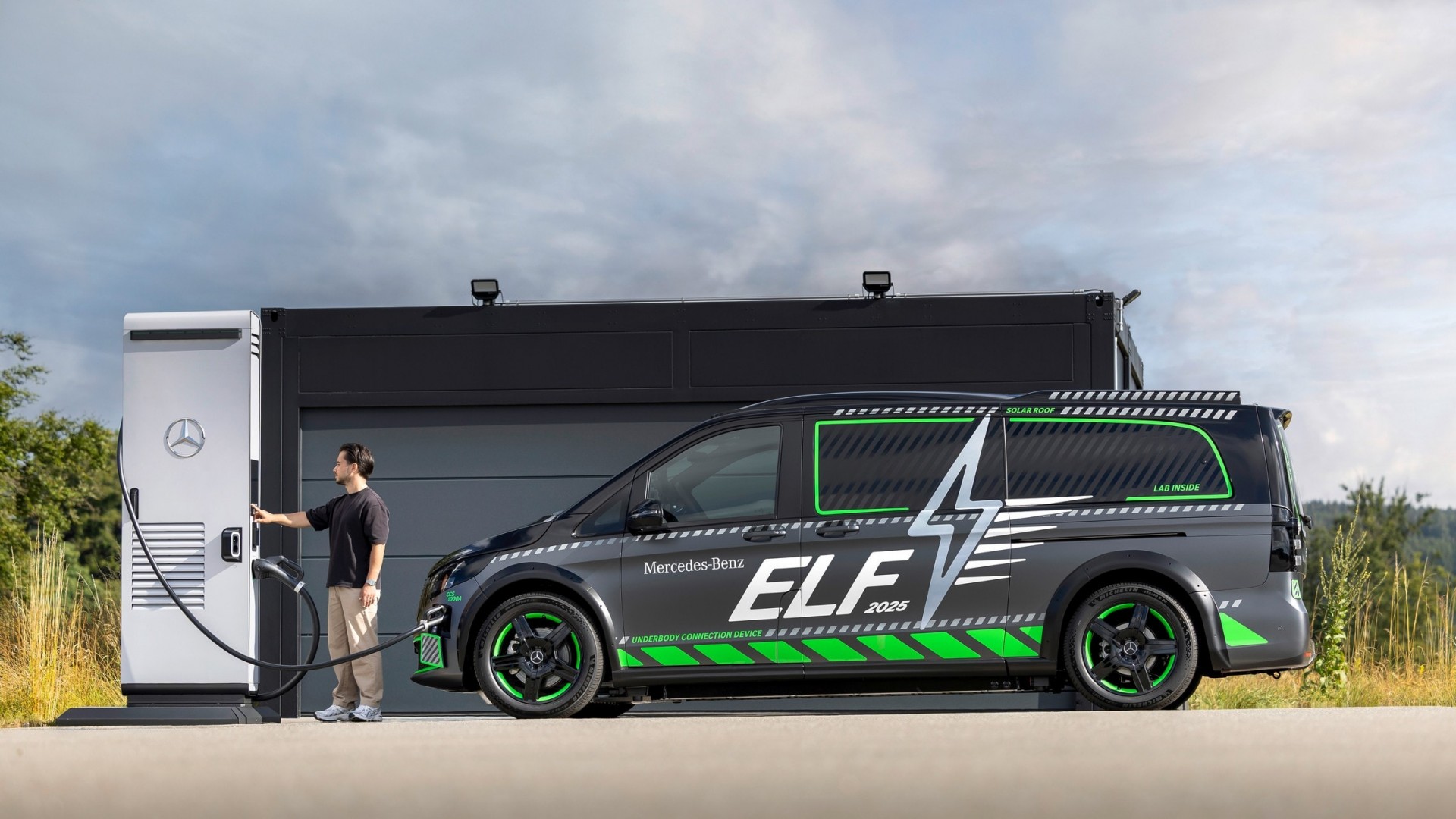Đây là Mercedes-Benz ELF - Phương tiện thí nghiệm mọi công nghệ sạc xe điện, bao gồm sạc siêu nhanh xe điện Mercedes-Benz ELF