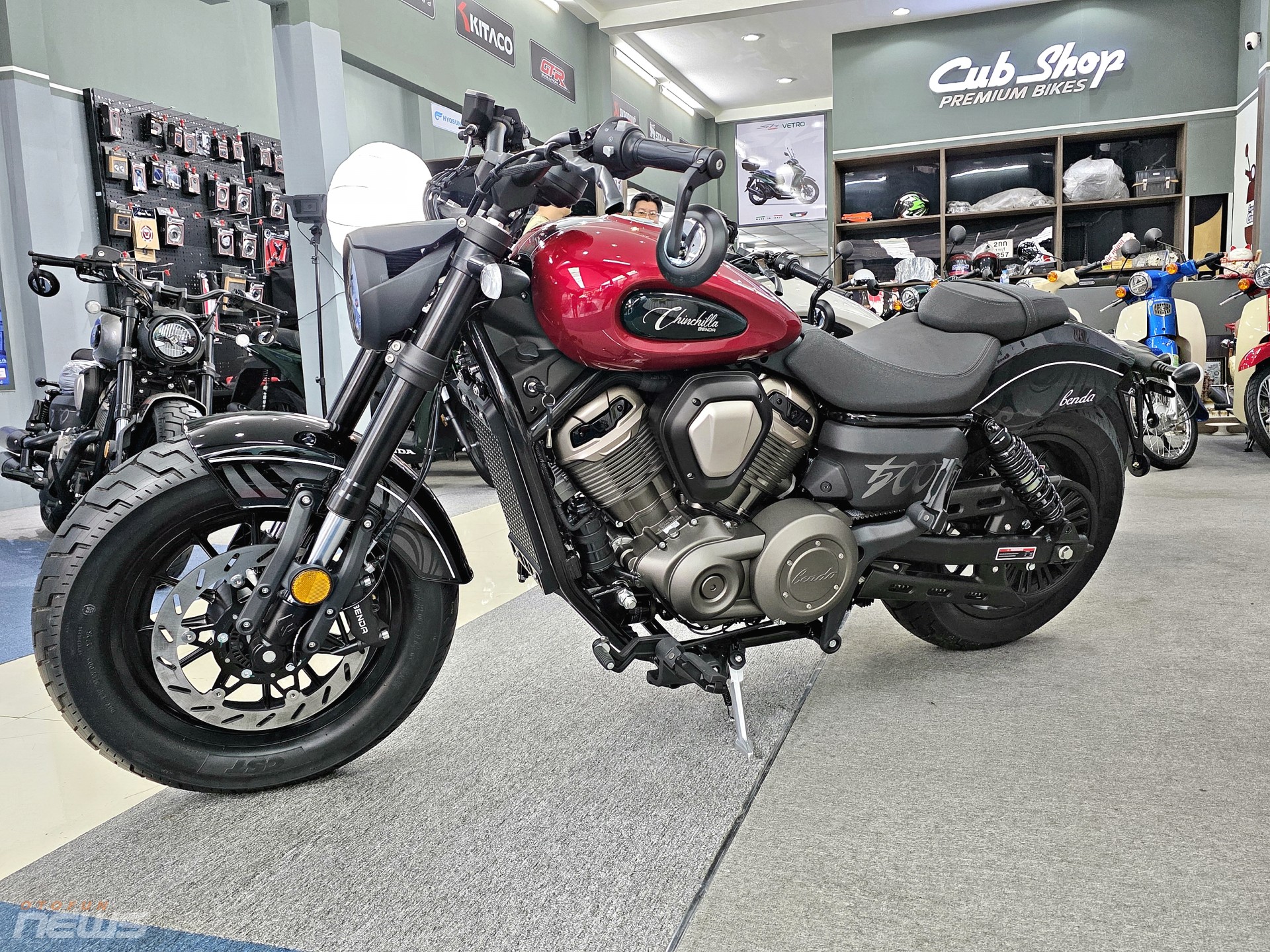 Benda Chinchilla 500, khi xe Trung Quốc học cách làm cruiser kiểu Mỹ Benda Chinchilla 500 Trung Quốc
