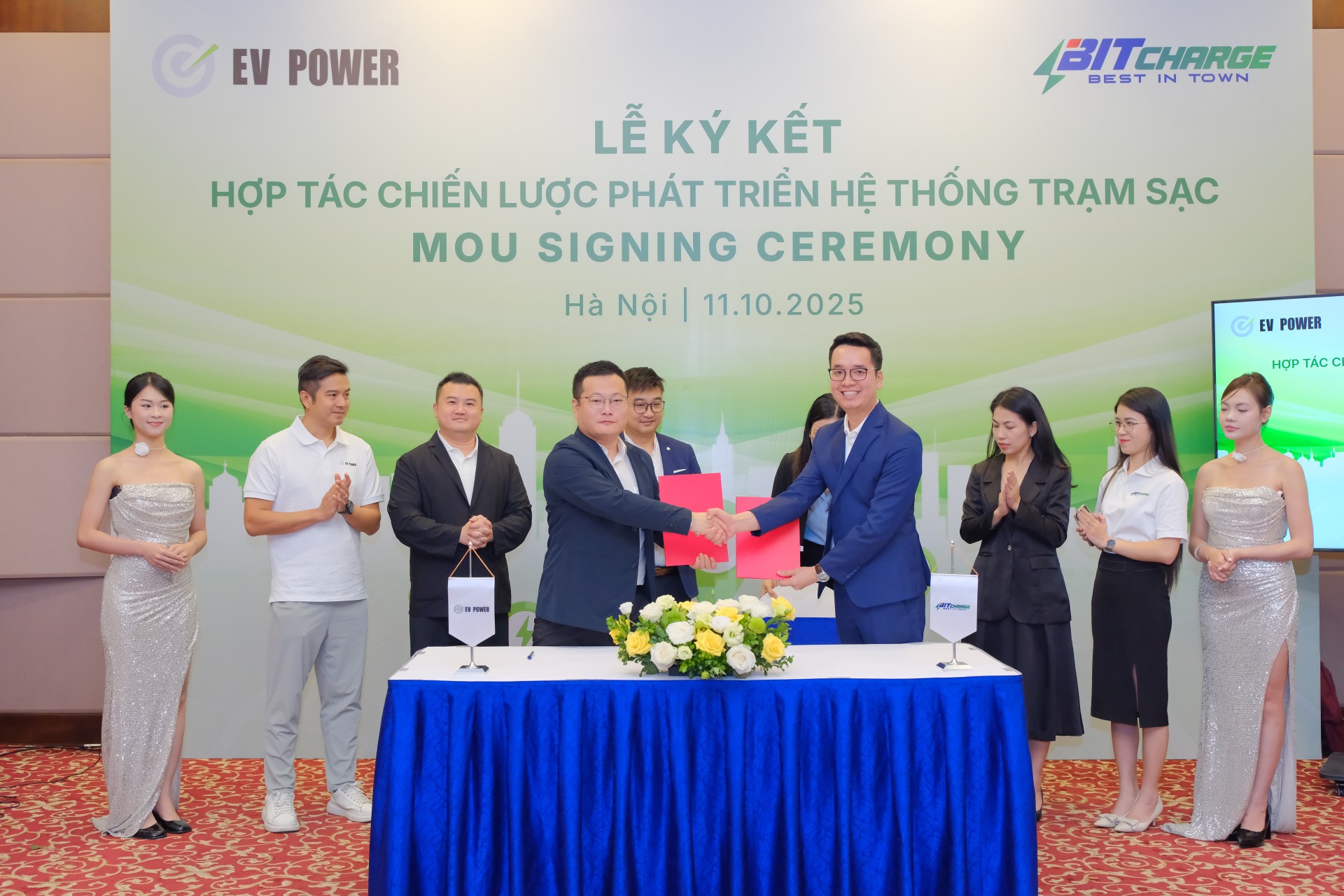 BitCharge hợp tác cùng EV Power lắp đặt hệ thống trạm sạc xe điện tại Việt Nam BitCharge hợp tác cùng EV Power lắp đặt hệ thống trạm sạc xe điện tại Việt Nam
