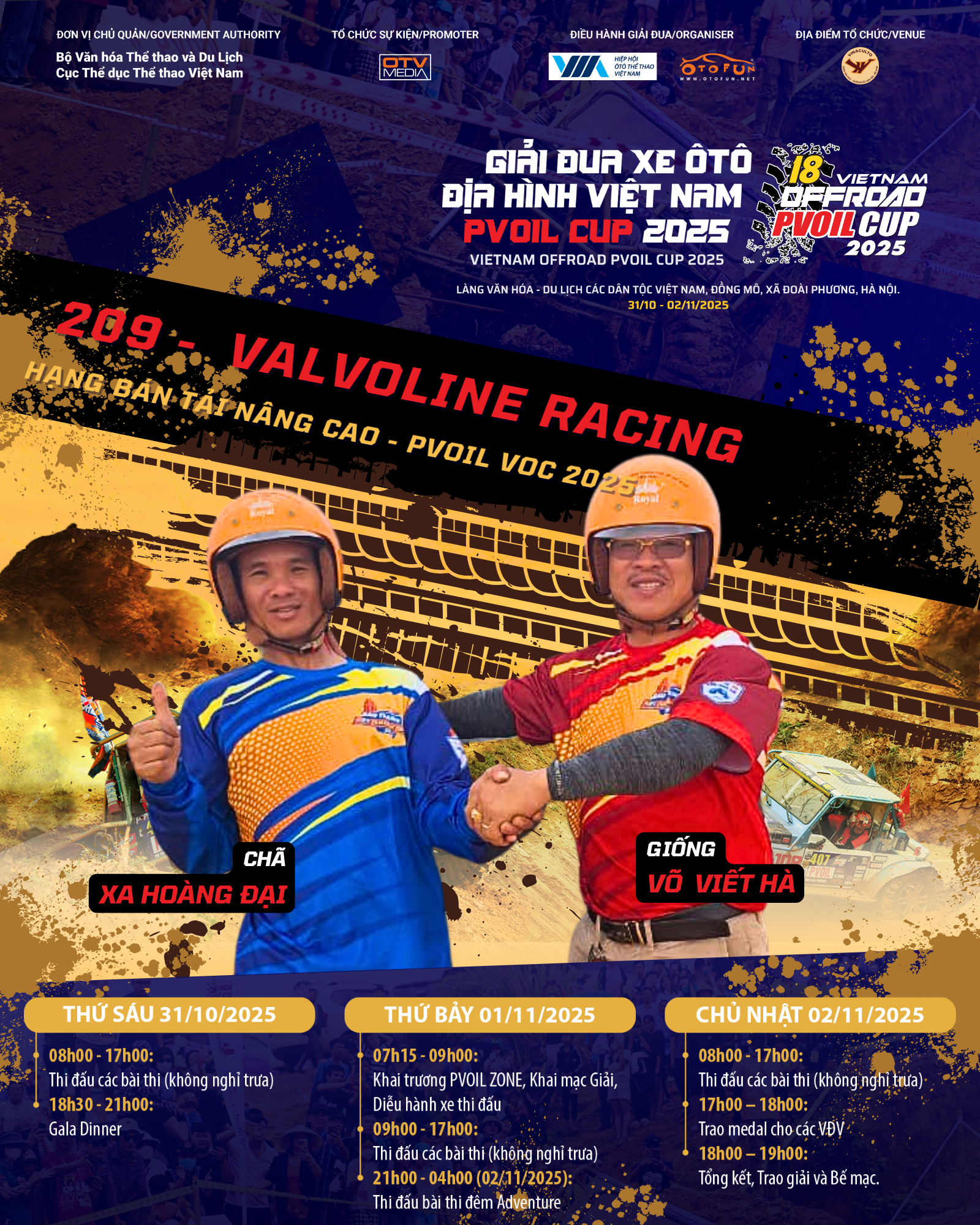 Đội đua 209 PVOIL VOC 2025: Valvoline Racing Đội đua 209 PVOIL VOC 2025