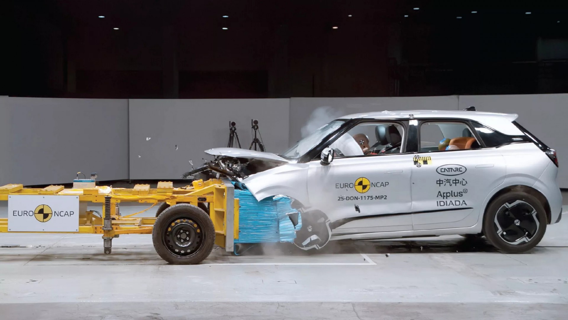 Mẫu xe điện Trung Quốc này chỉ đạt 3 sao an toàn từ Euro NCAP, thua xa nhiều đối thủ xe điện Dongfeng Nammi Box đạt 3 sao