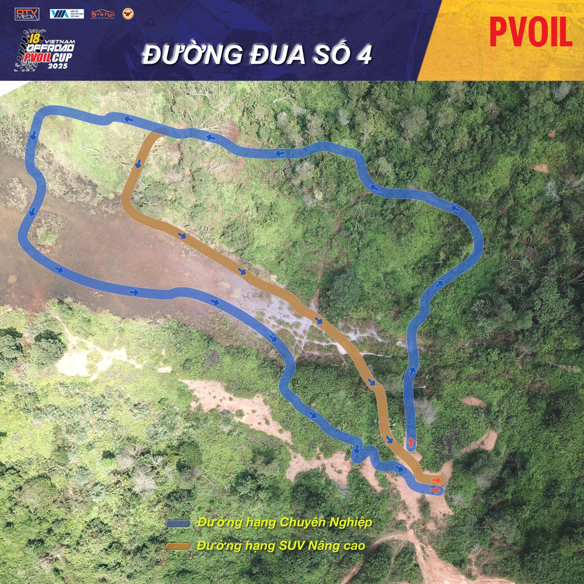 PVOIL VOC 2025 nóng dần với sơ đồ 24 đường đua đầy thử thách