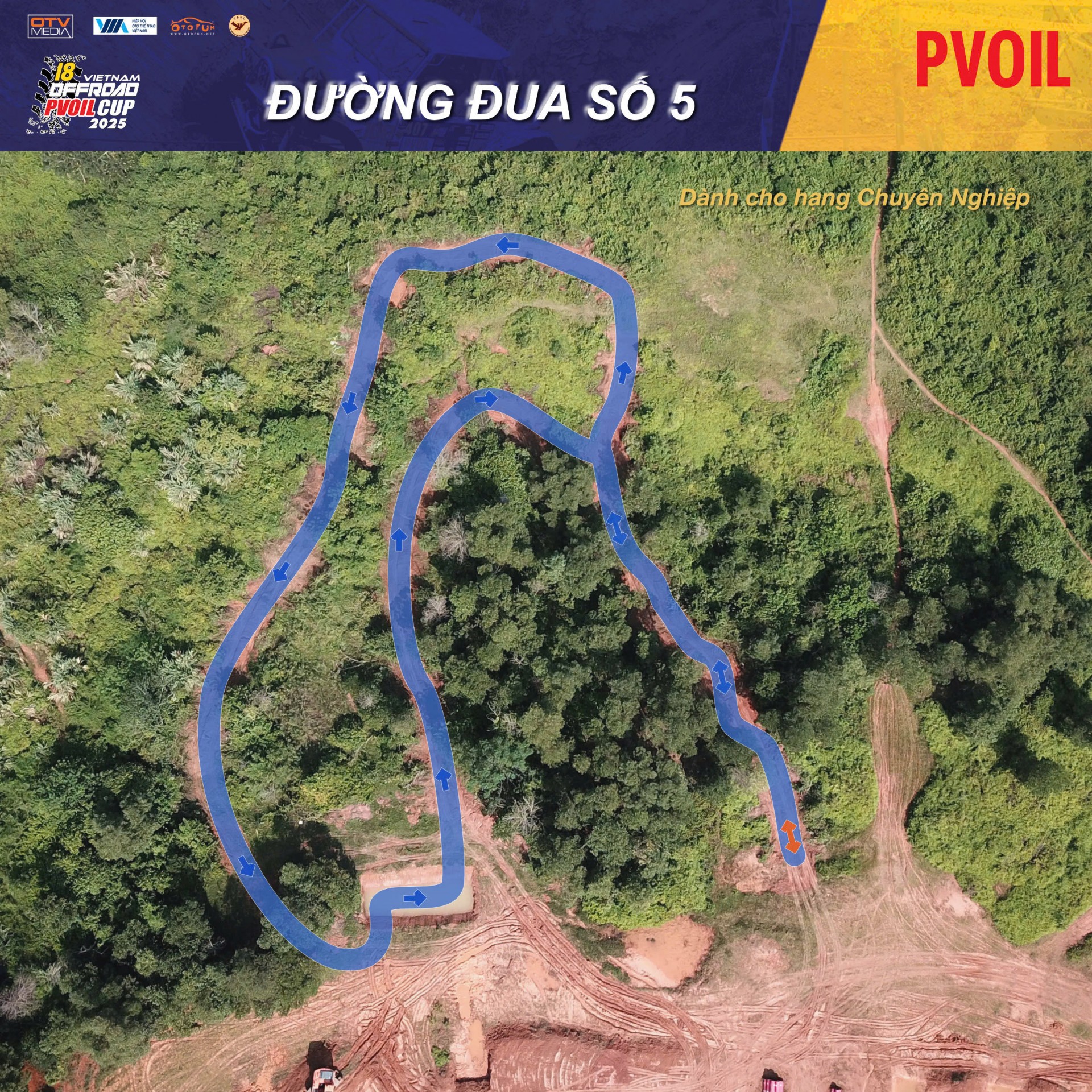 PVOIL VOC 2025 nóng dần với sơ đồ 24 đường đua đầy thử thách