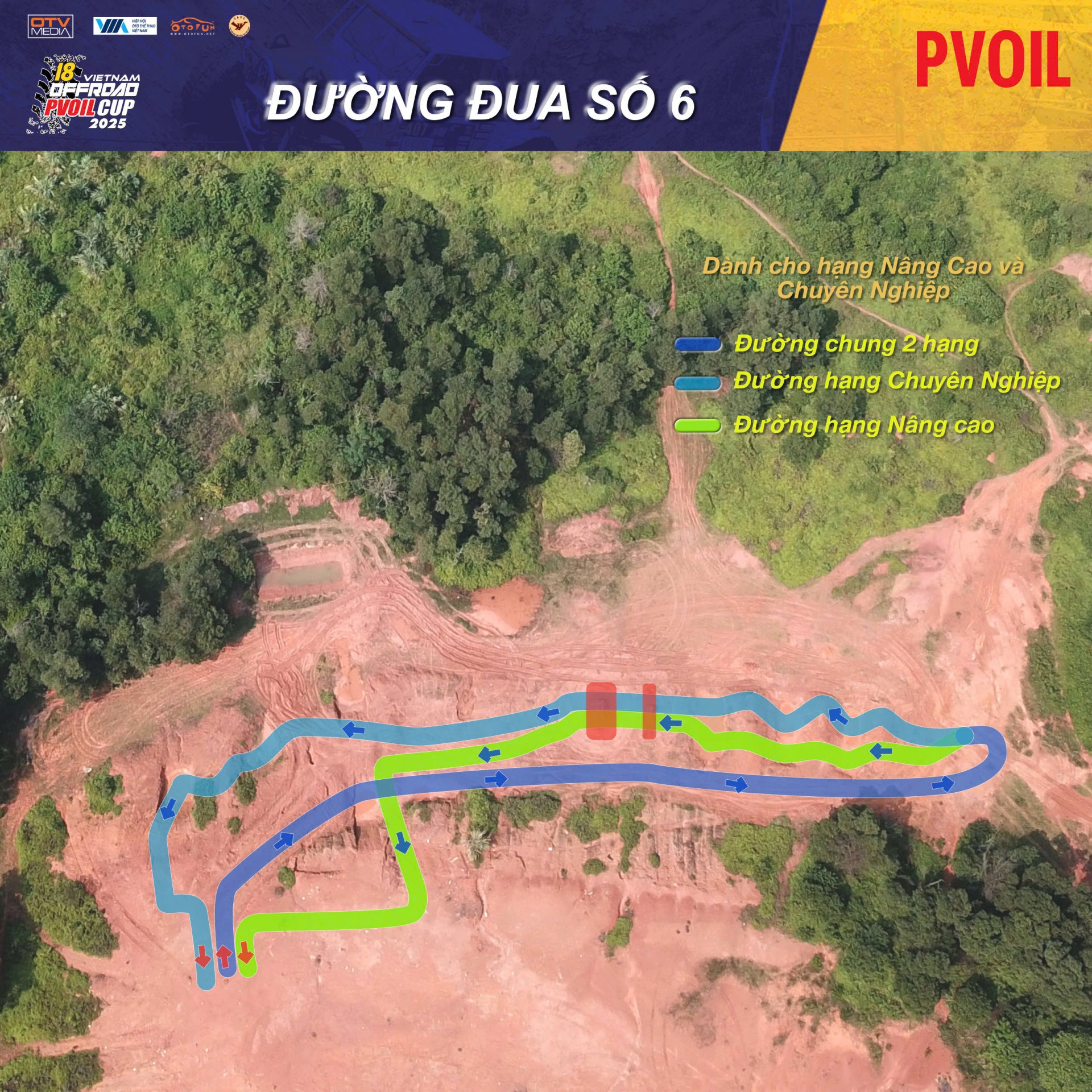 PVOIL VOC 2025 nóng dần với sơ đồ 24 đường đua đầy thử thách