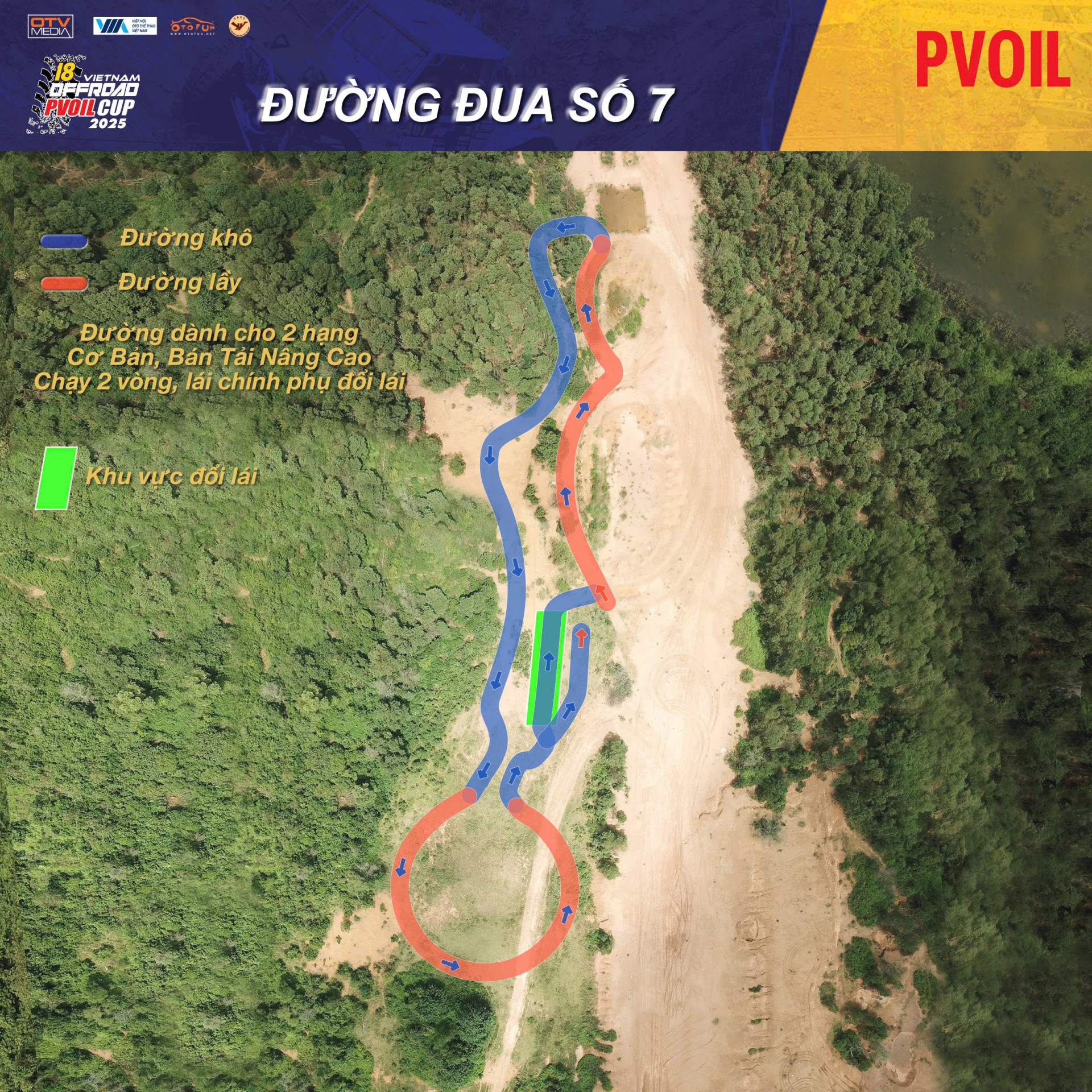 PVOIL VOC 2025 nóng dần với sơ đồ 24 đường đua đầy thử thách