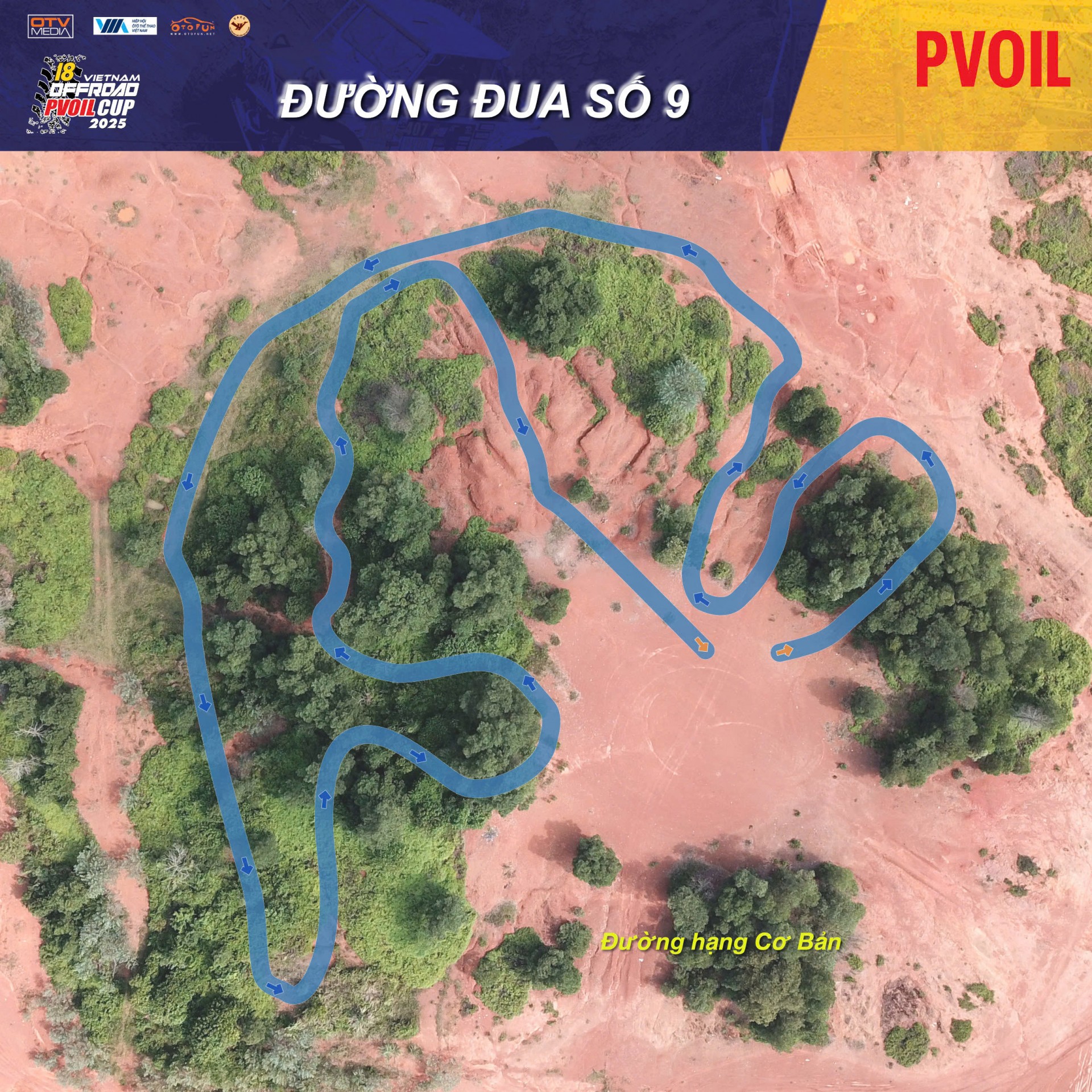 PVOIL VOC 2025 nóng dần với sơ đồ 24 đường đua đầy thử thách
