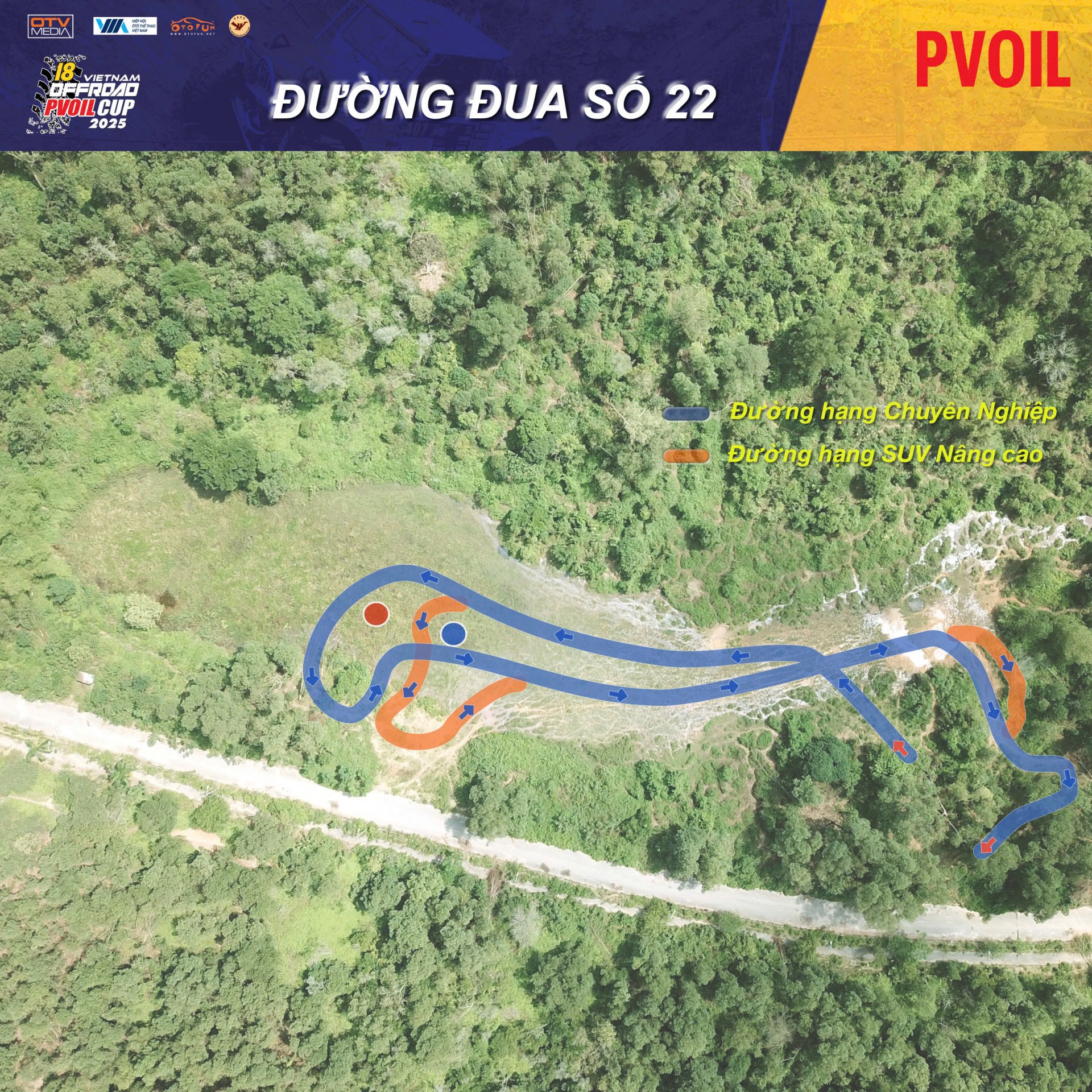 PVOIL VOC 2025 nóng dần với sơ đồ 24 đường đua đầy thử thách