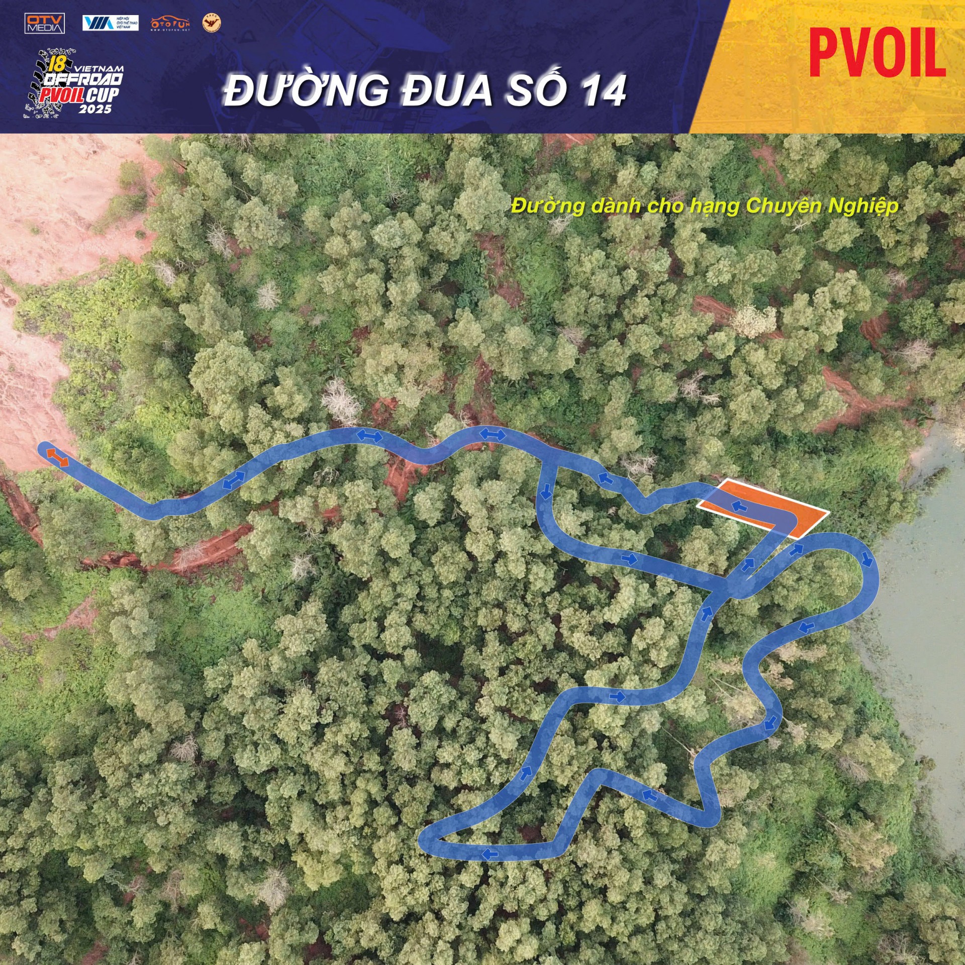 PVOIL VOC 2025 nóng dần với sơ đồ 24 đường đua đầy thử thách
