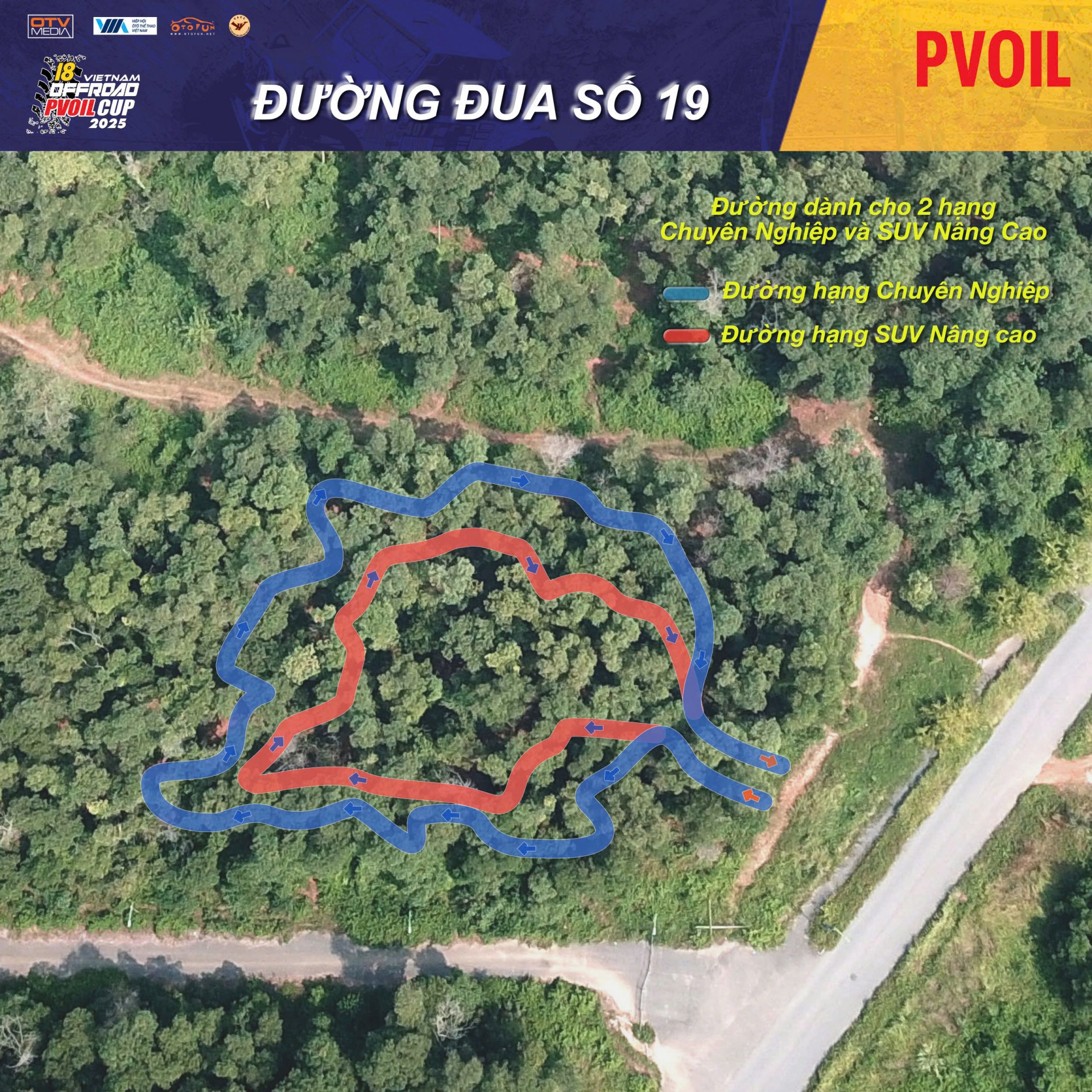 PVOIL VOC 2025 nóng dần với sơ đồ 24 đường đua đầy thử thách
